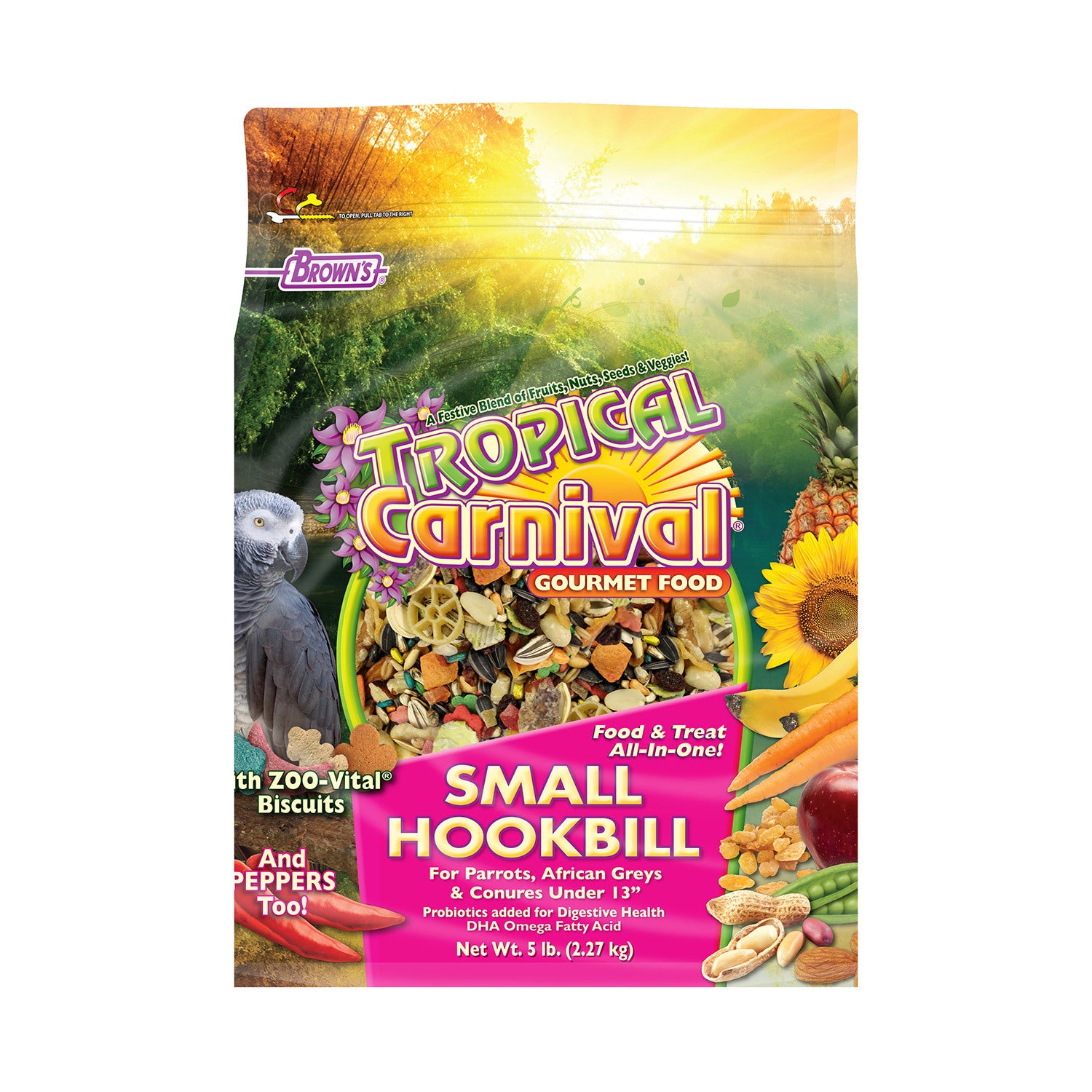 Tropical Carnival Small Hookbill Food