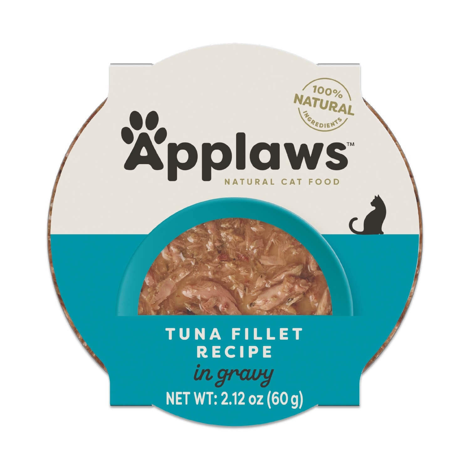 Applaws Natural Limited Ingredient Tuna Filet In Gravy Wet Cat Food, 2.12-Oz