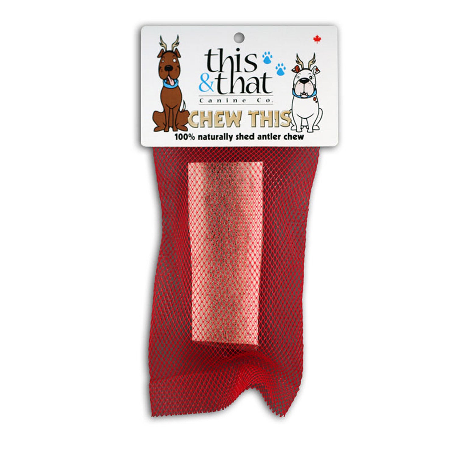 This & That Canine Co Split Antler Chew Dog Treat