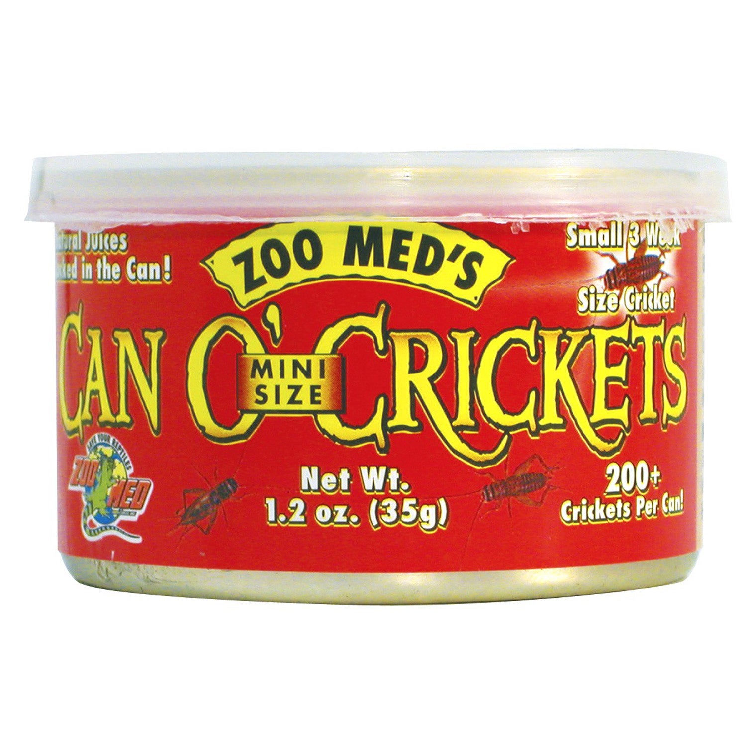 Zoo Med Can O' Crickets Mini Reptile Food