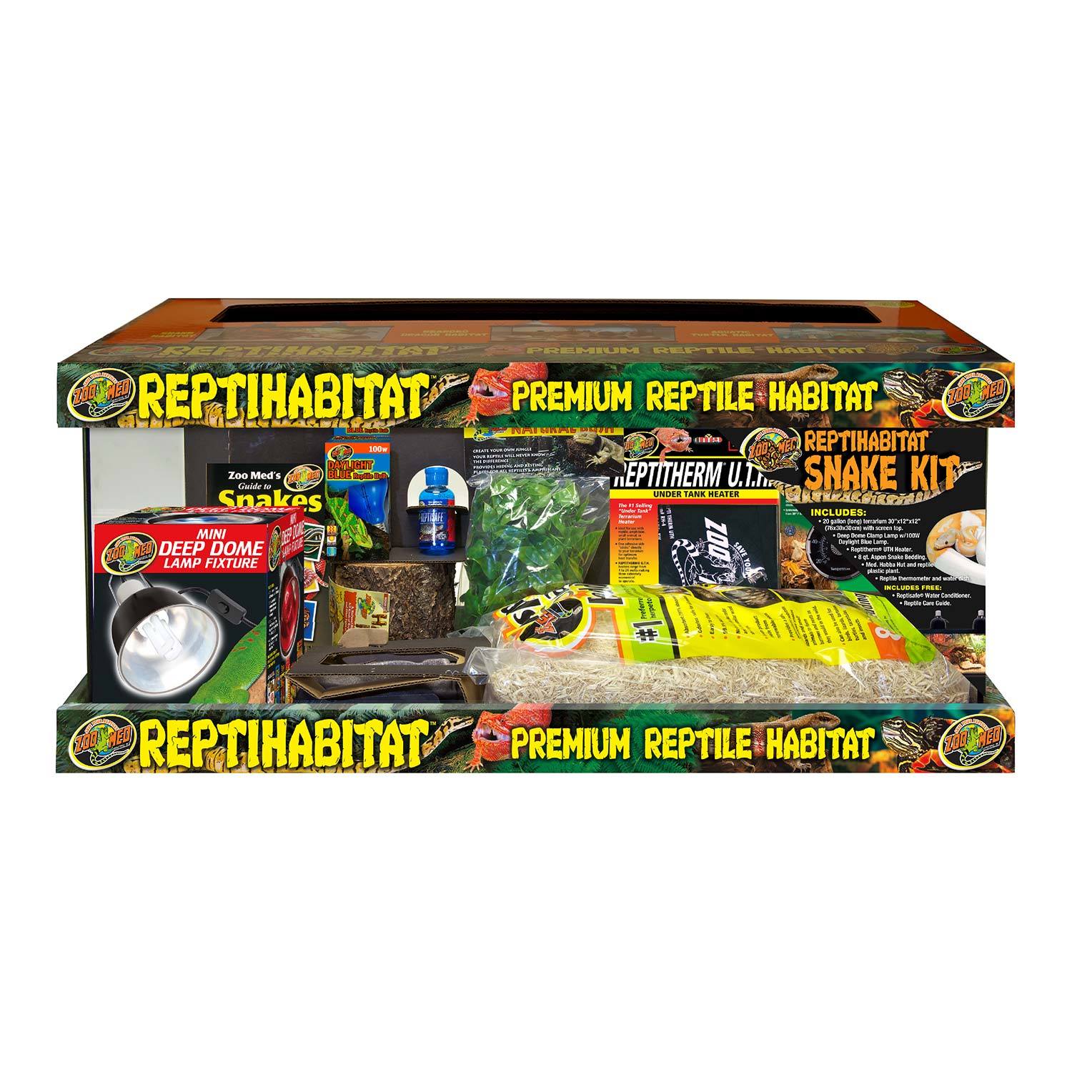 Zoo Med Reptihabitat 20 Gallon Snake Kit Reptile Habitat Starter Kit