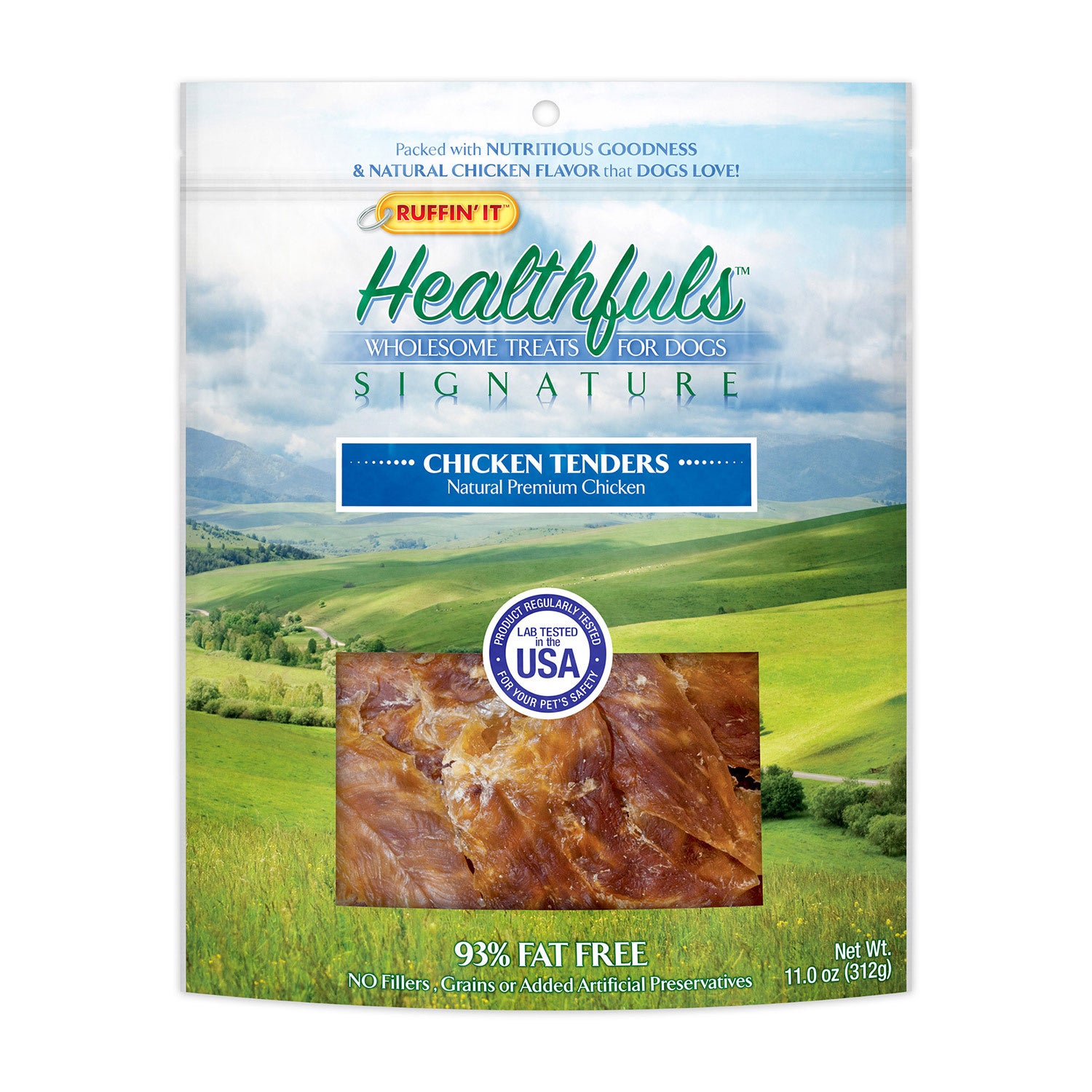 Ruffin' It Healthfuls Signature Chicken Tenders Dog Treat