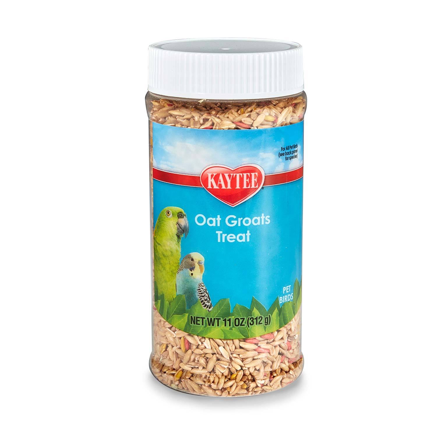 Kaytee Pet Bird Oat Groats Treat Jar Bird Treat