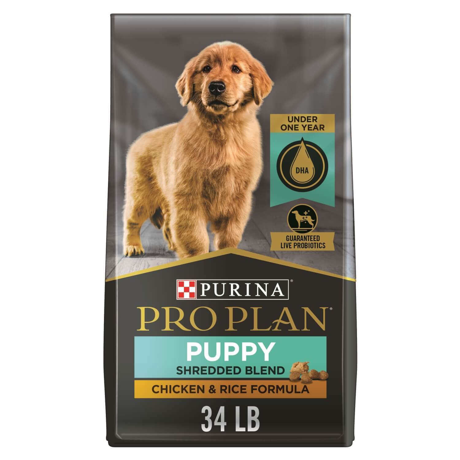 Purina Pro Plan Shredded Blend Chicken & Rice Puppy Formula Dry Dog Food