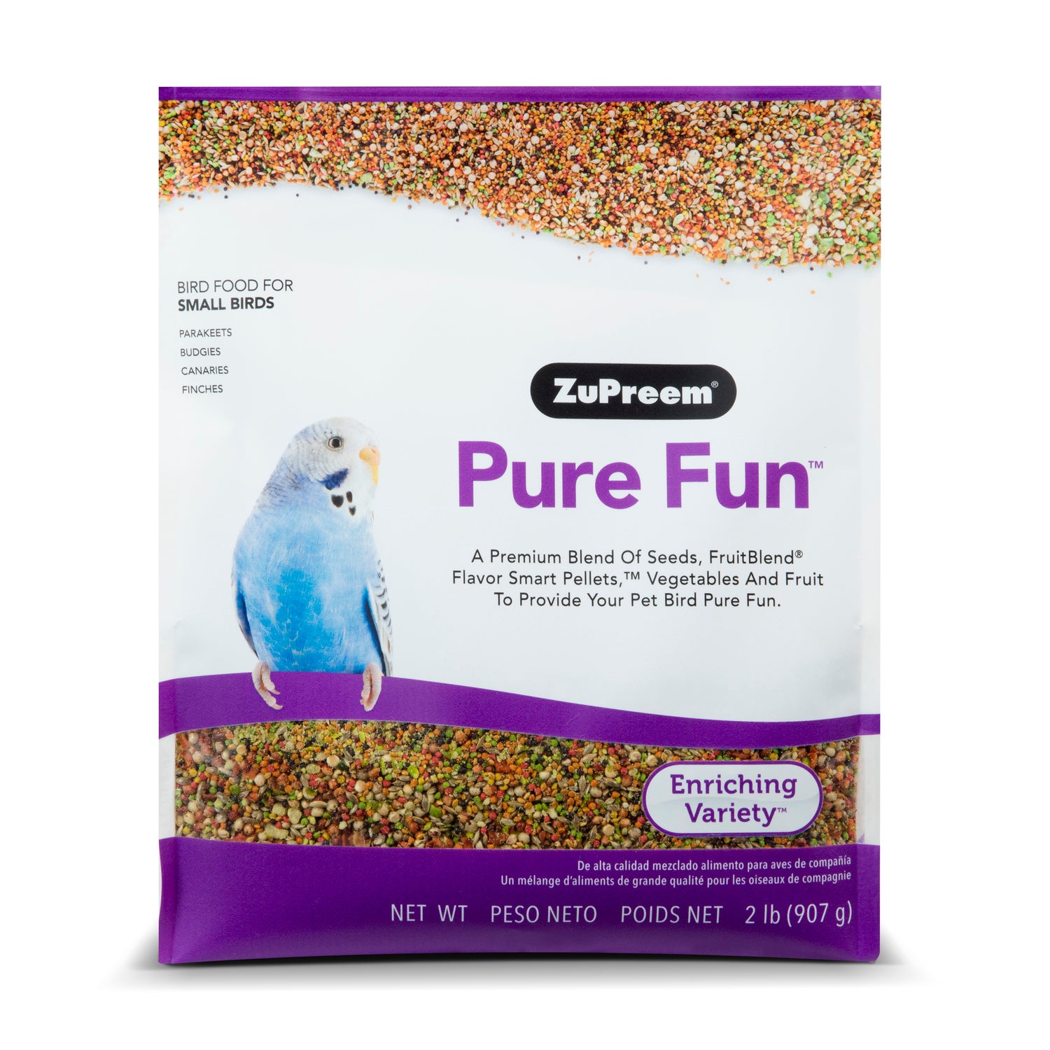 Zupreem Pure Fun For Small Birds Bird Food