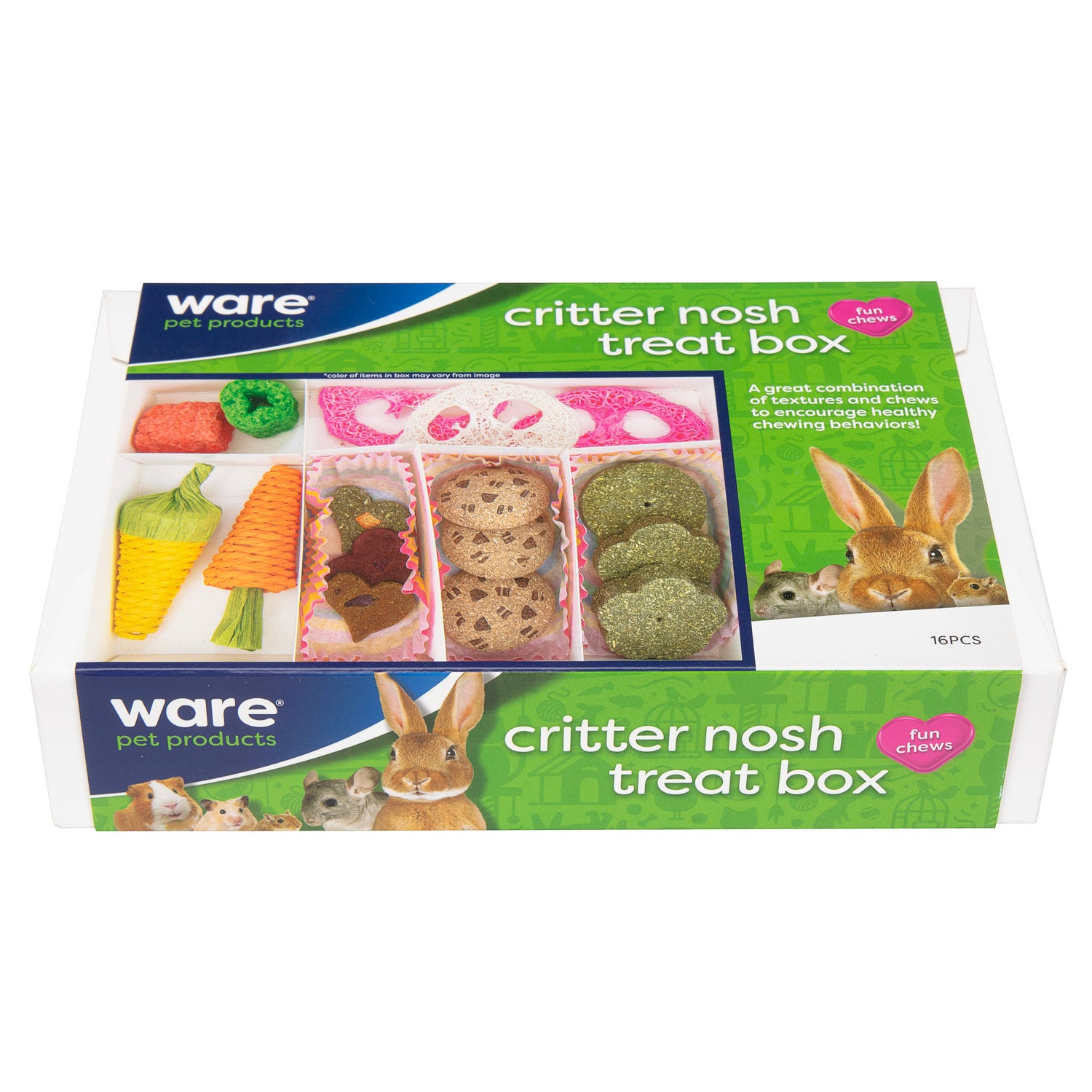 Ware Pet Products Critter Nosh Treat Box Small Animal Toy