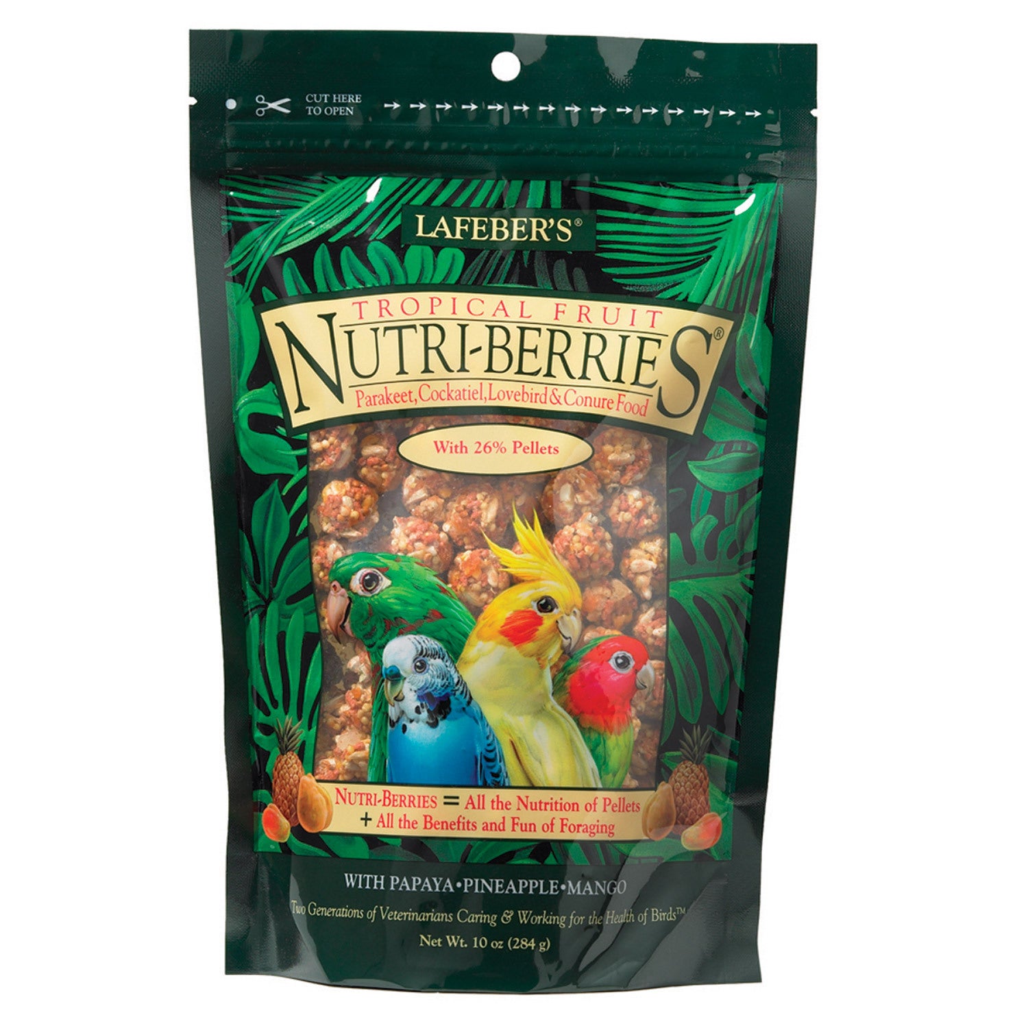 Lafeber Tropical Fruit Nutri-Berries For Cockatiels Bird Food