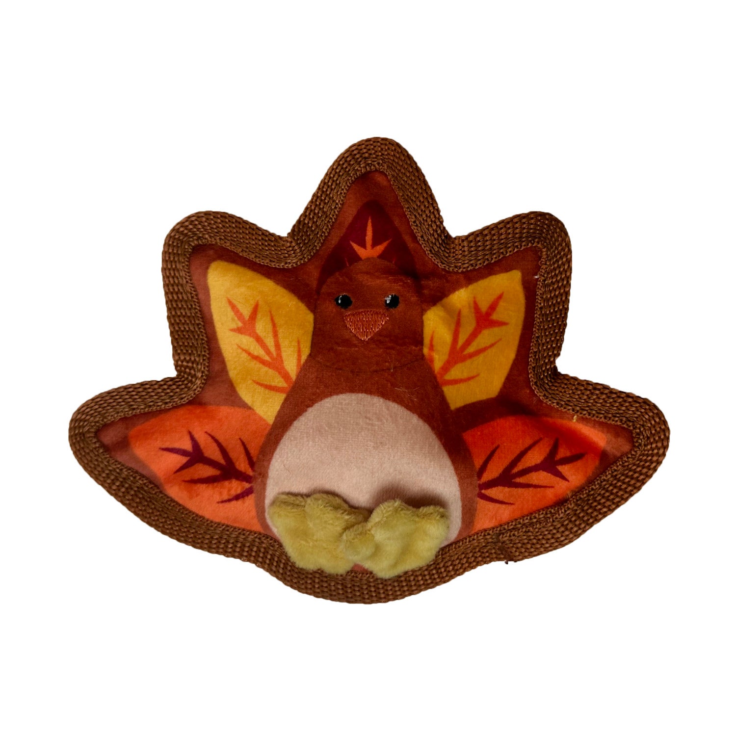 #Bff Fall Tough Turkey Crinkle & Squeak Flatty Dog Toy, 6