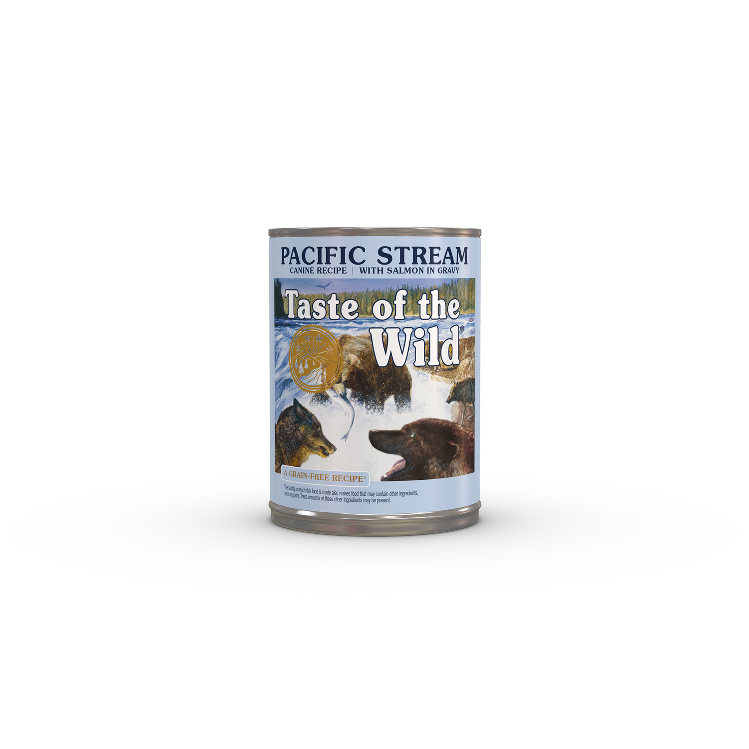 Taste Of The Wild Wet Dog Food, Pacific Stream Canine Recipe With Salmon In Gravy, 13.2-Oz Can Pack Of 12