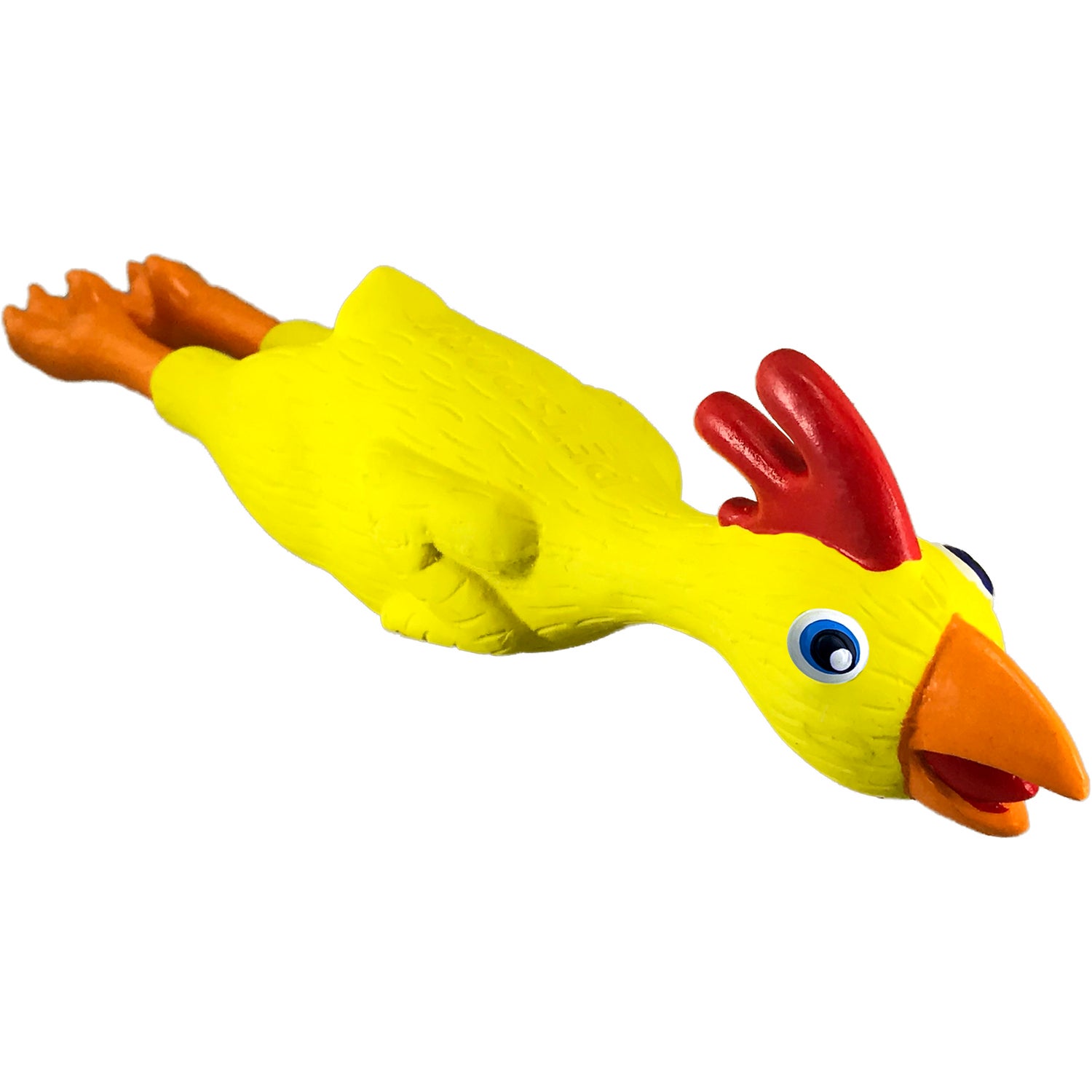 Petsport Naturflex Natural Latex Rubber Chicken Dog Toy, Large, 12-Inch