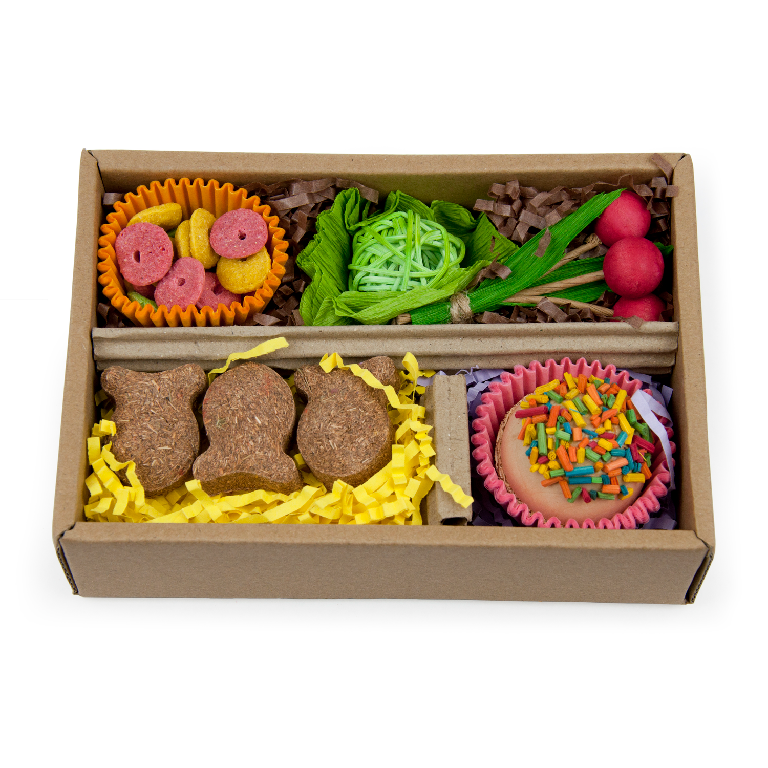 Prevue Pet Products Naturals Bento Chew & Shred Box Small Animal Toy