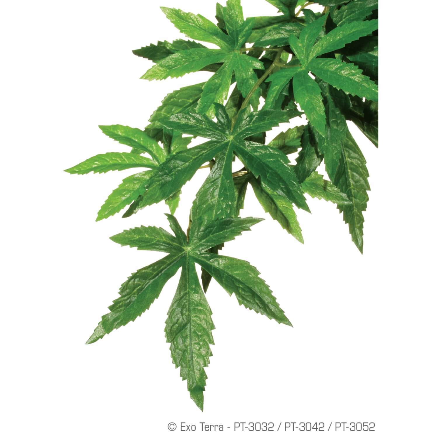 Exo Terra Abutilon Silk Plant Habitat Decor, Medium