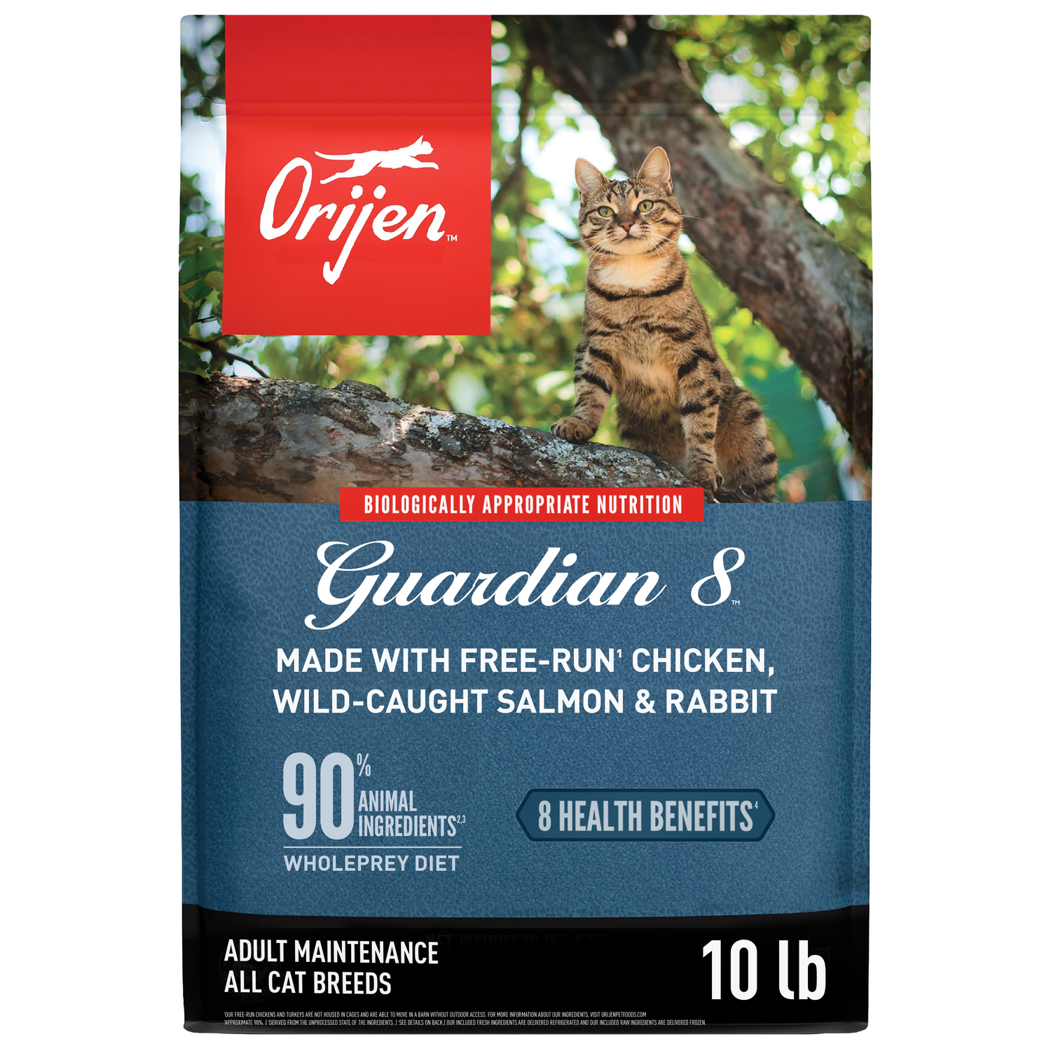 Orijen Guardian 8 Grain Free High Protein Dry Cat Food, 4-Lb Bag