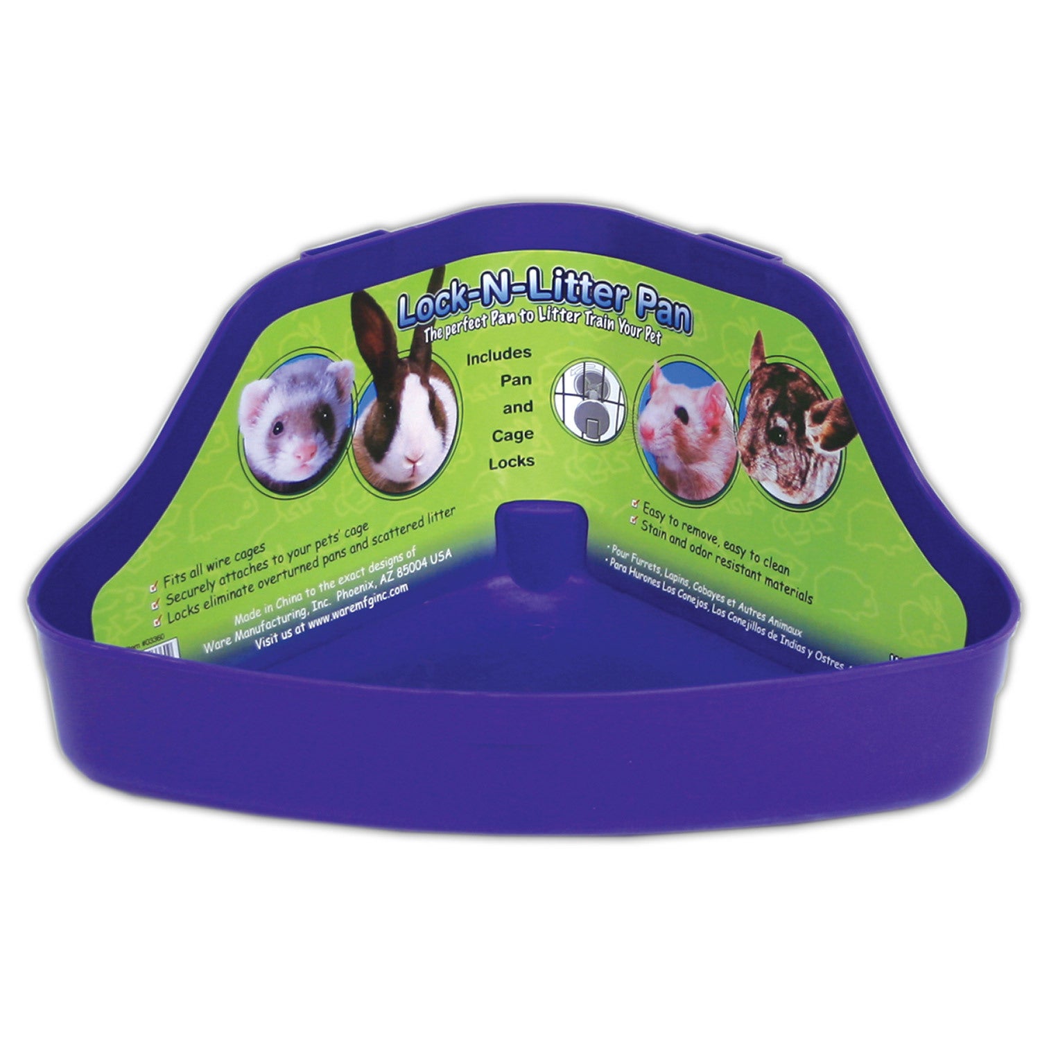 Ware Pet Products Lock-N-Litter Pan For Small Animals