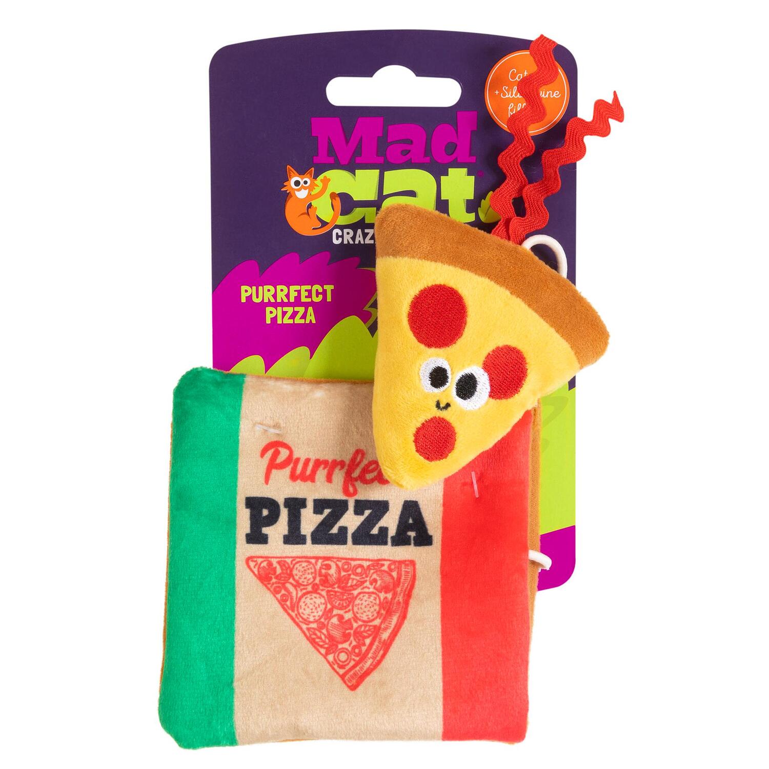 Mad Cat Purrfect Pizza Puzzle Interactive Cat Toy