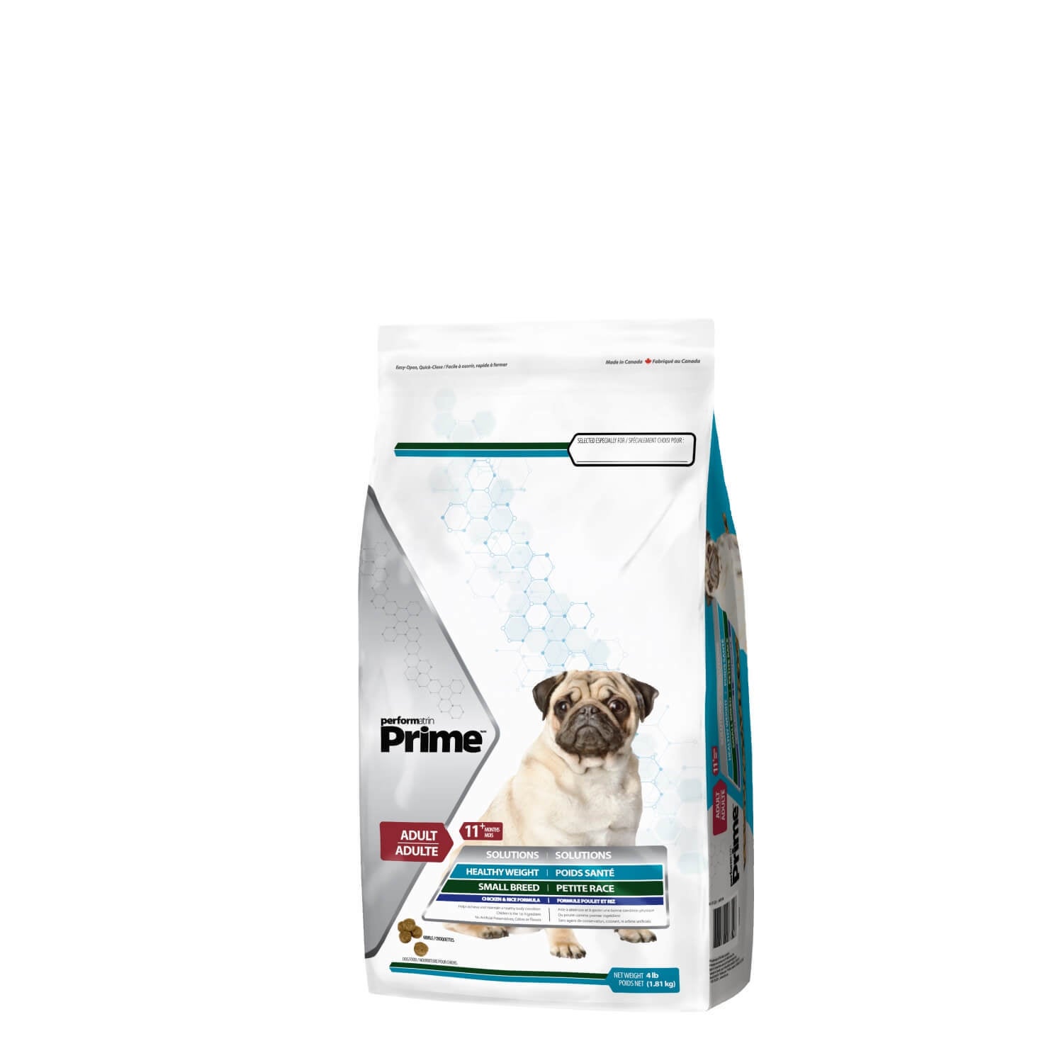 Performatrin Prime Healthy Weight Small Breed Formula Dry Dog Food, 4-Lb Bag