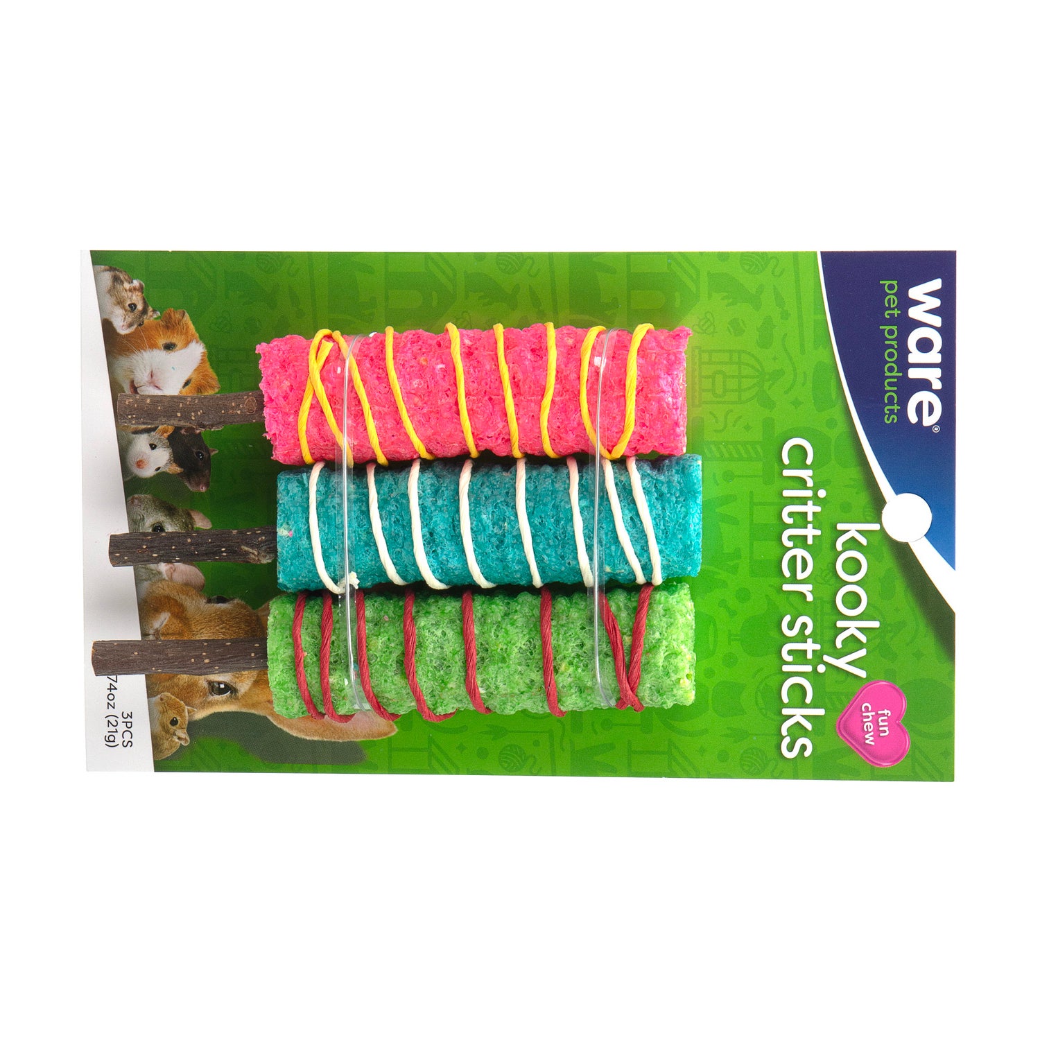 Ware Pet Products Kooky Critter Sticks Small Animal Toy