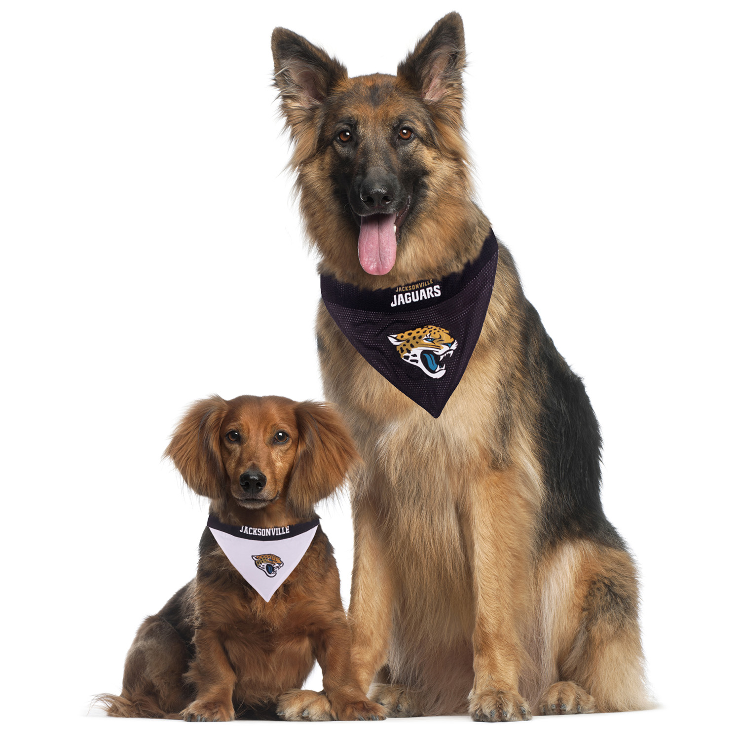 Pets First Jacksonville Jaguars Reversible Dog Bandana, Large/Extra Large