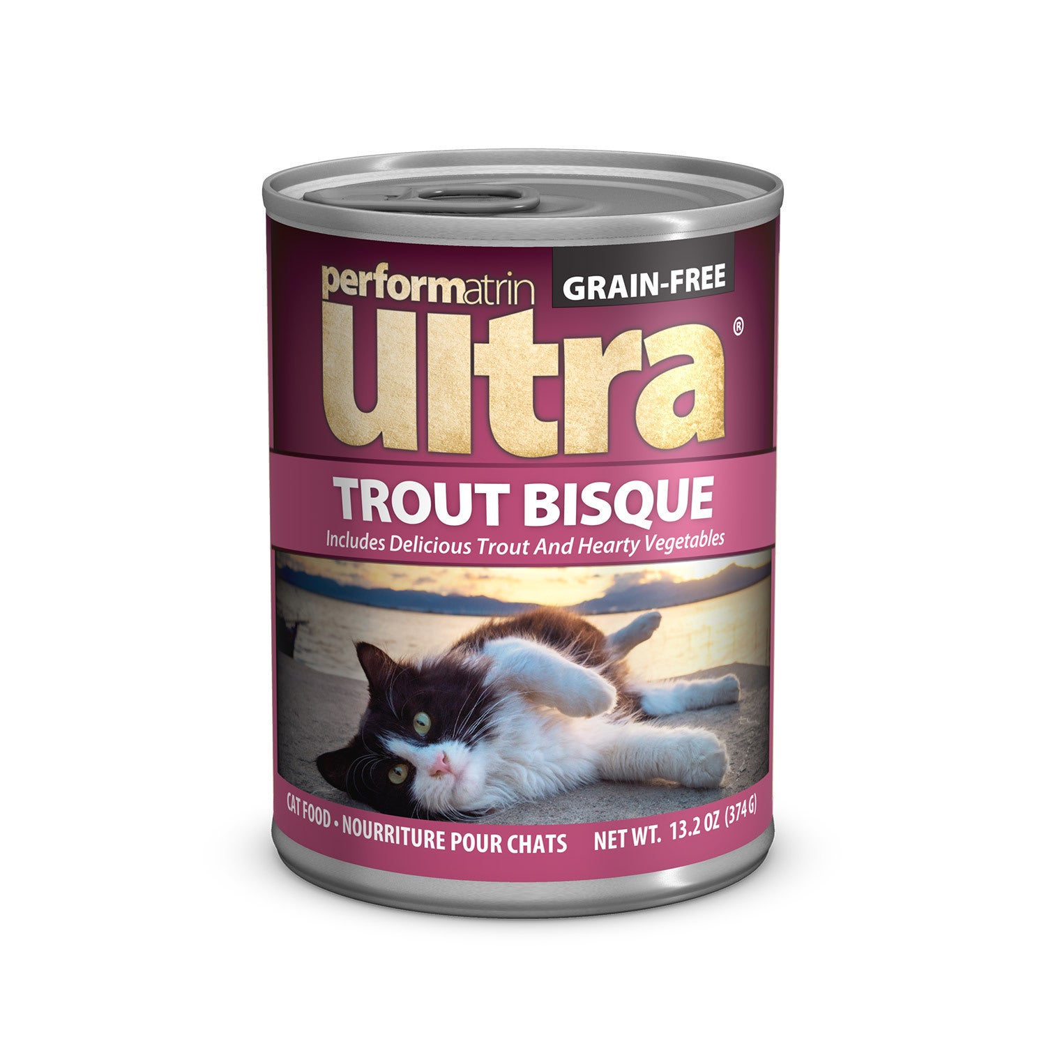 Performatrin Ultra Grain-Free Trout Bisque Wet Cat Food