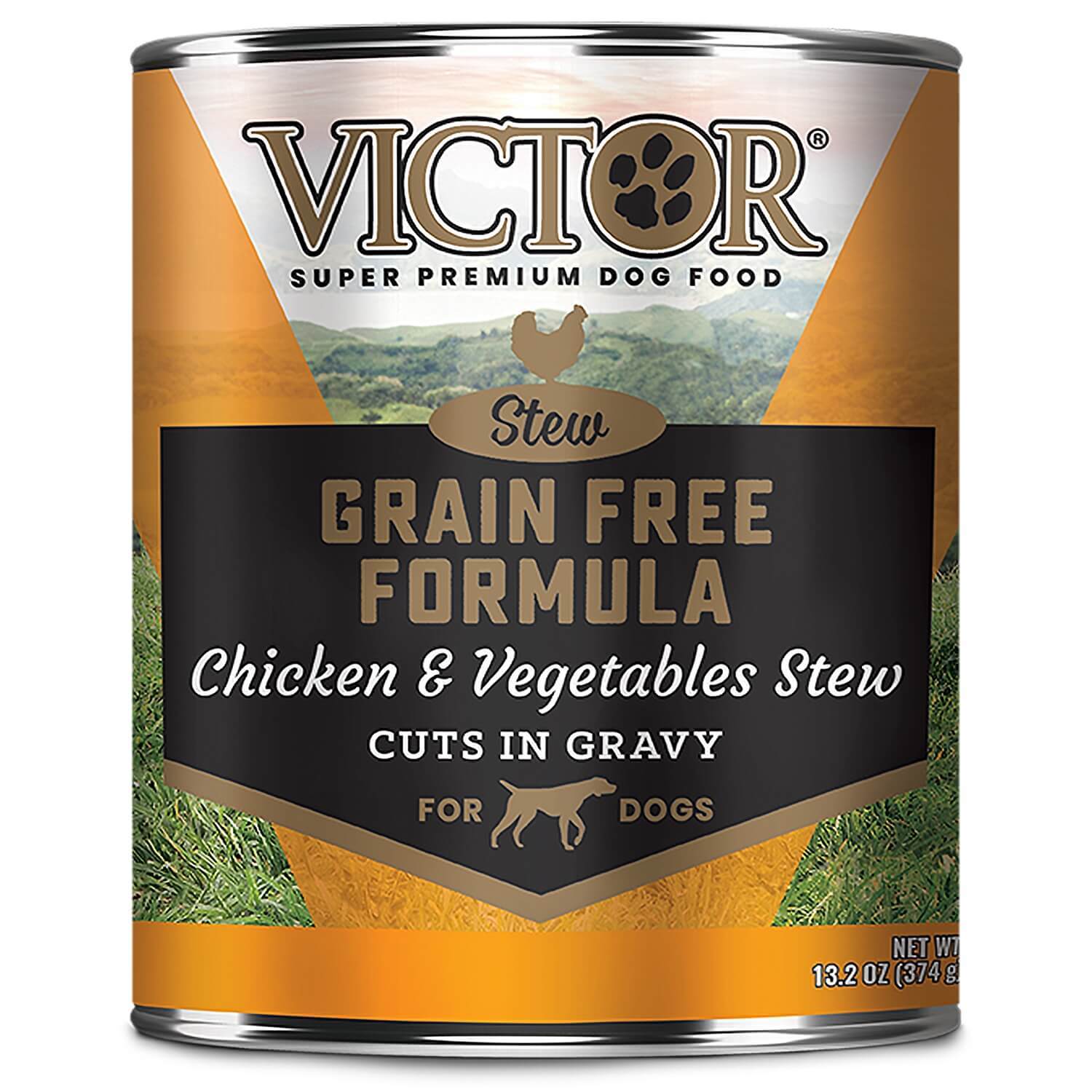 Victor Grain-Free Chicken And Vegetables Stew Cuts In Gravy Wet Dog Food, 13.2Oz