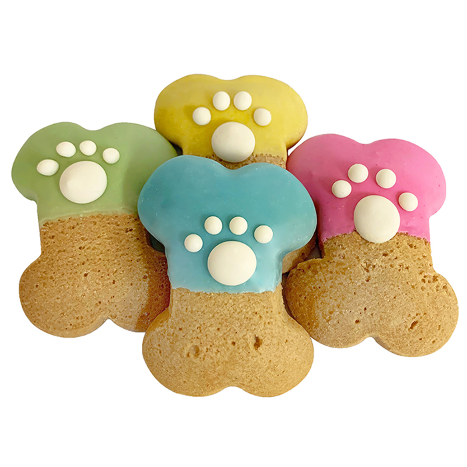 Claudia's Canine Bakery Pastel Party Bone Biscuit Dog Treat, 1 Each