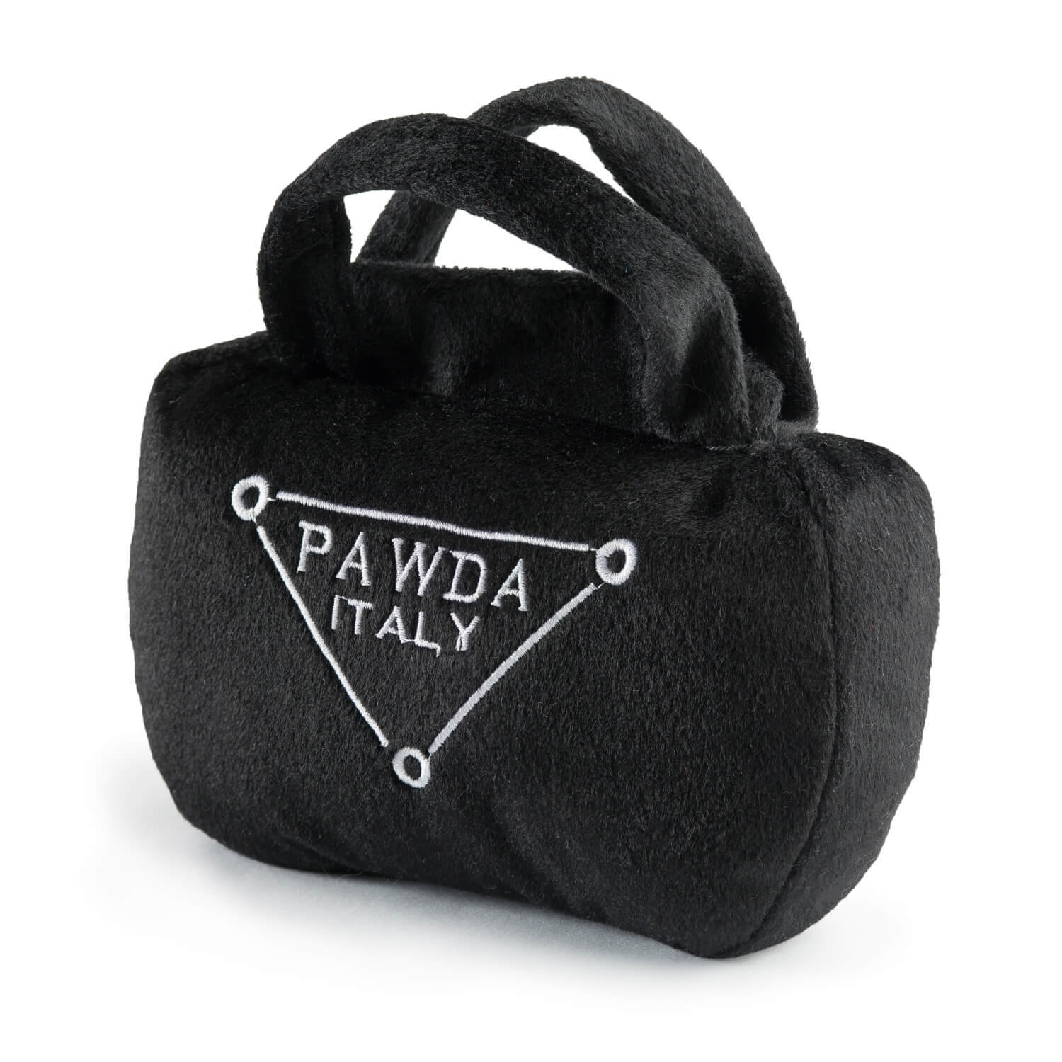 Haute Diggity Dog Pawda Handbag Squeaky Plush Dog Toy
