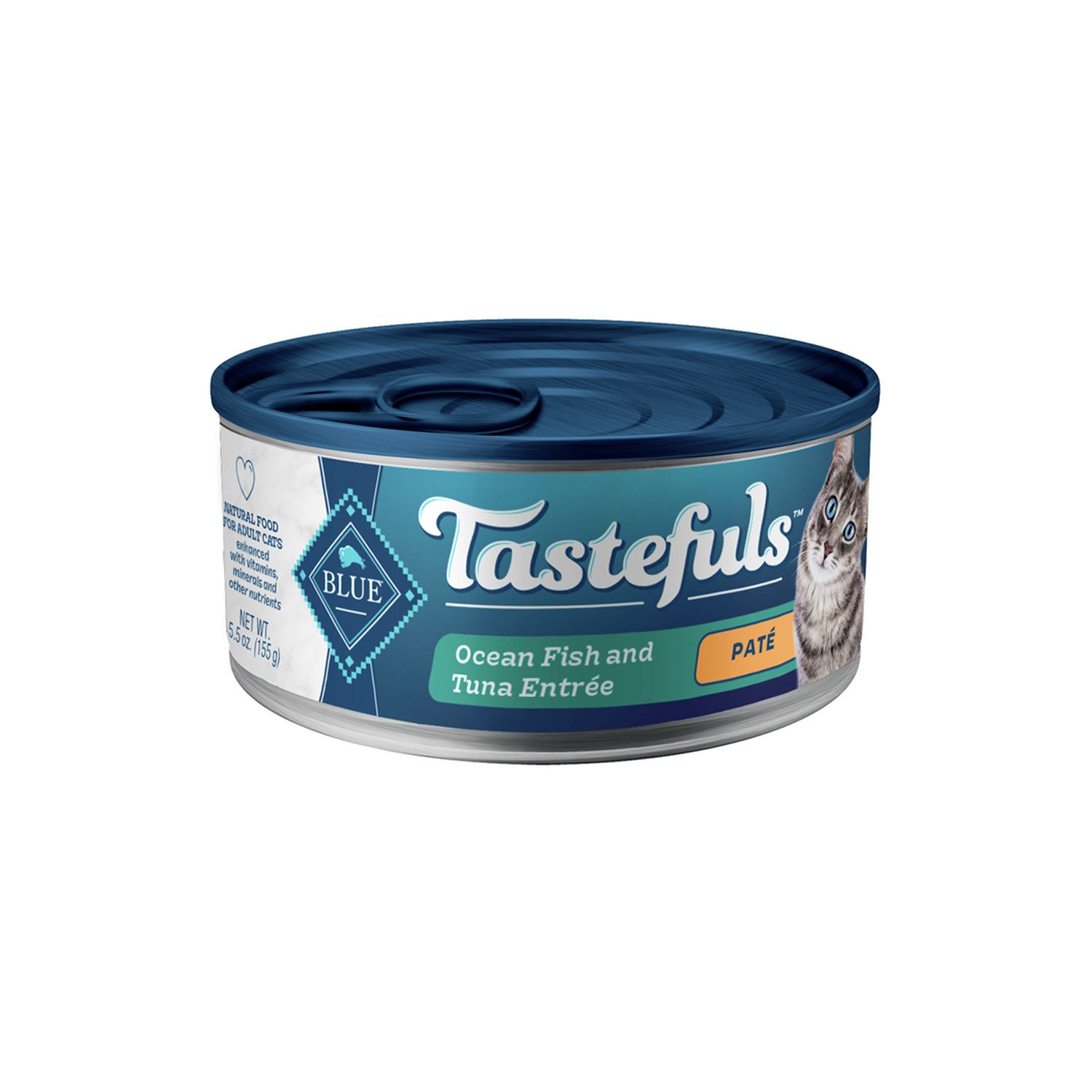 Blue Buffalo Tastefuls Adult Ocean Fish And Tuna Entrée Pate Cat Food