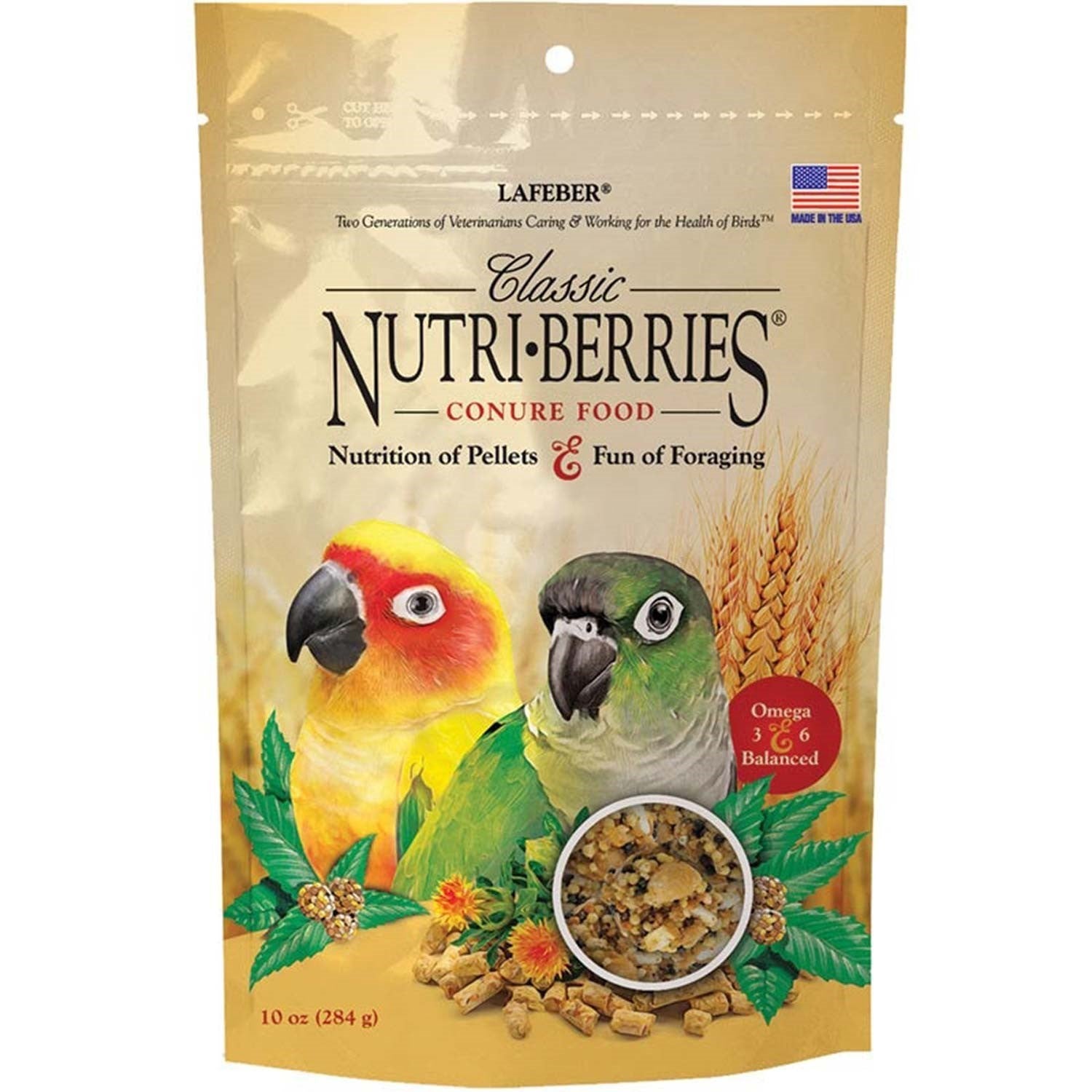 Lafeber Conure Classic Nutri-Berries Bird Food