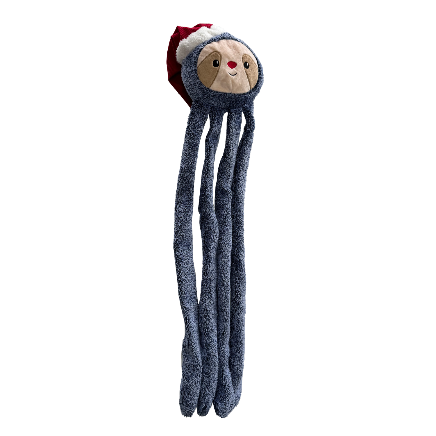 Aristopet Holiday Crinkle Sloth Long Legs Squeaky Plush Dog Toy, Extra Large