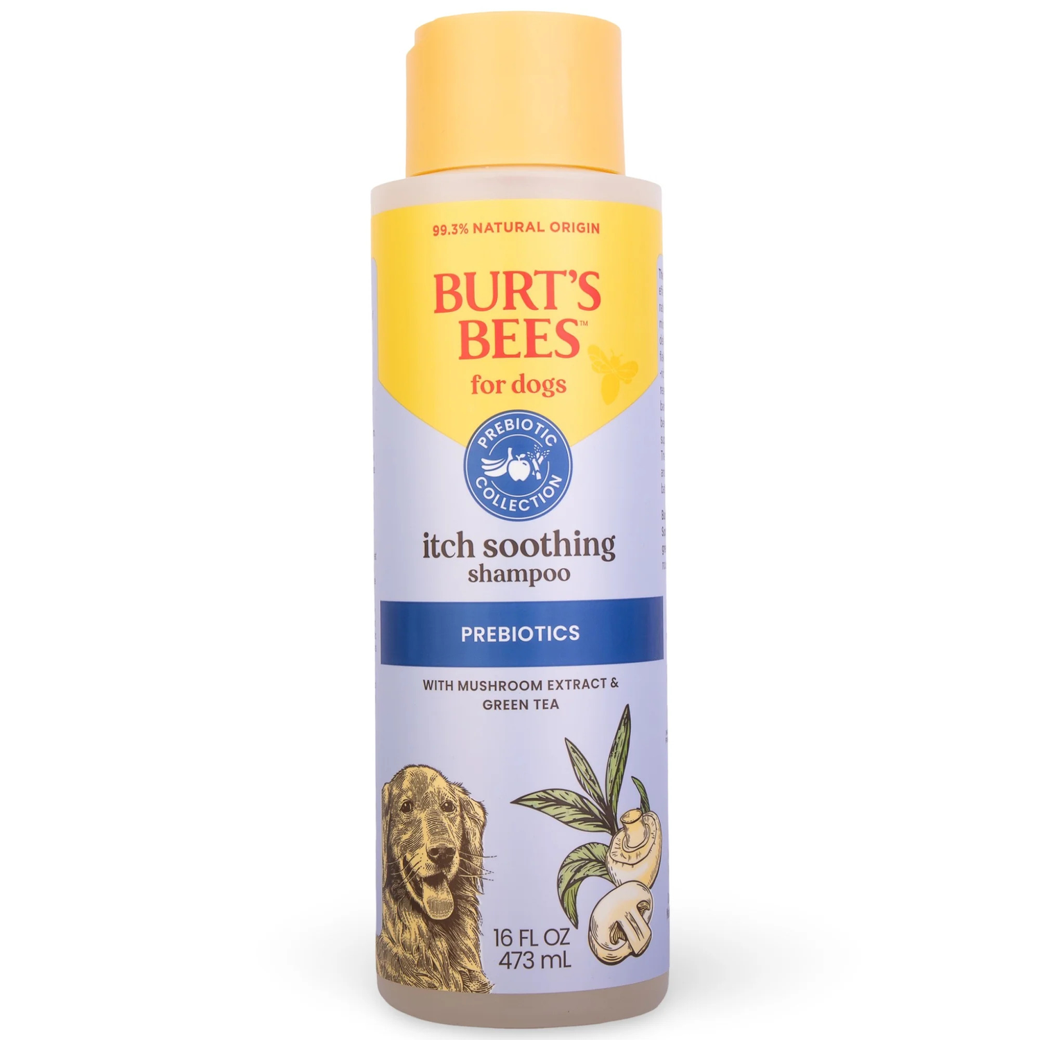 Burt's Bees Prebiotic & Mushroom Itch Soothing Dog Shampoo - 16-Fl-Oz