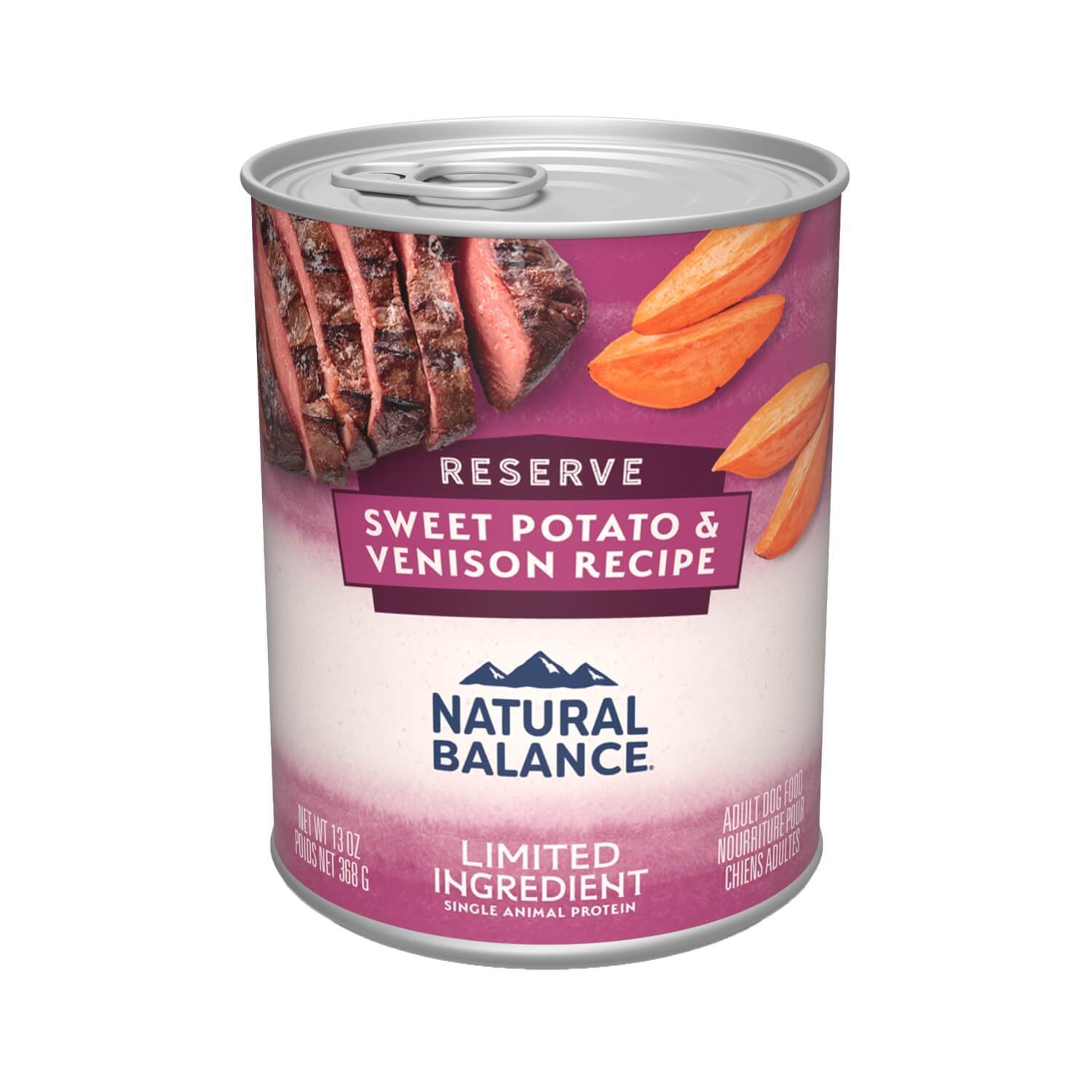 Natural Balance Limited Ingredient Sweet Potato & Venison Recipe Adult Wet Dog Food