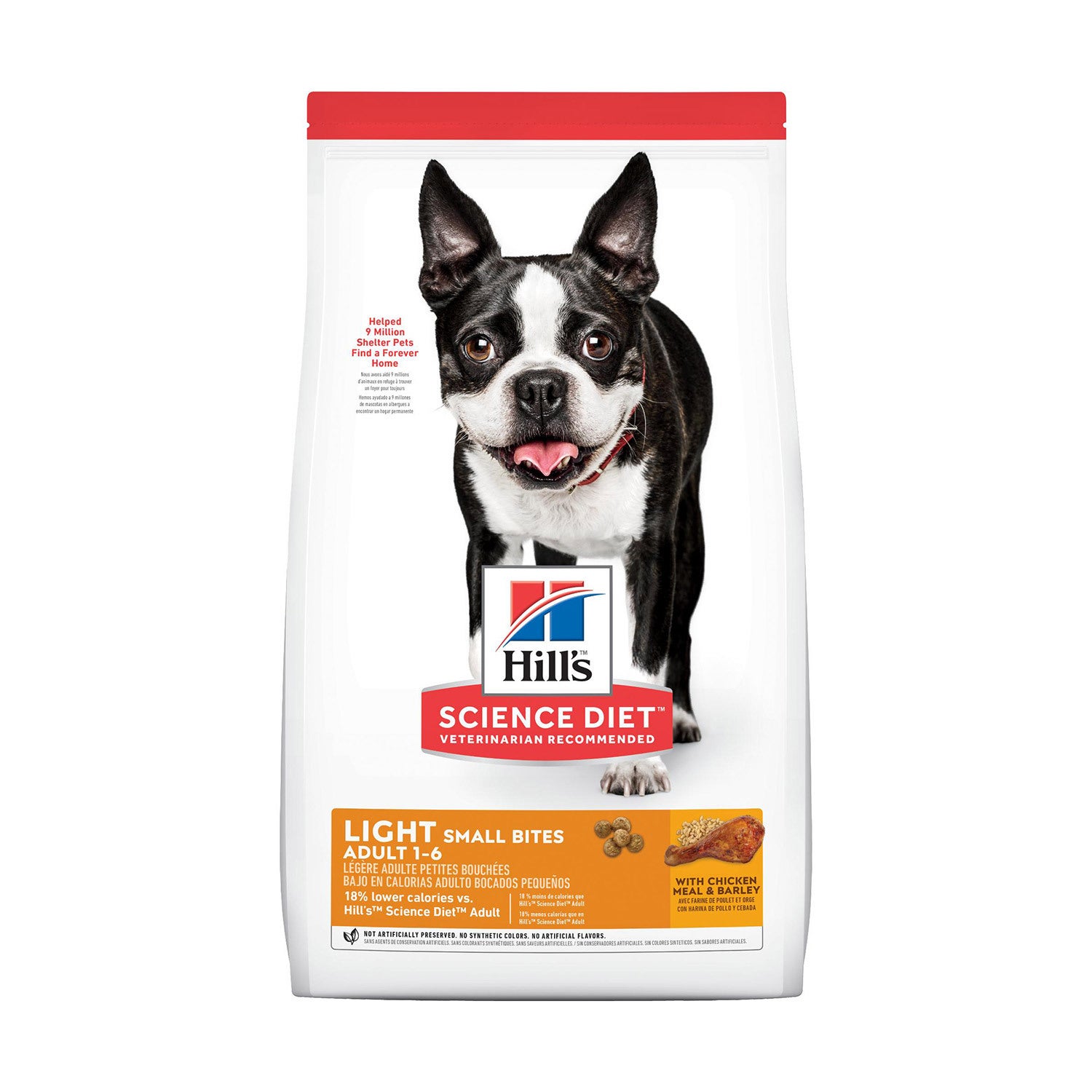 Hill's Science Diet Adult Light Small Bites Dry With Chicken Meal & Barley Dry Dog Food, 30-Lb