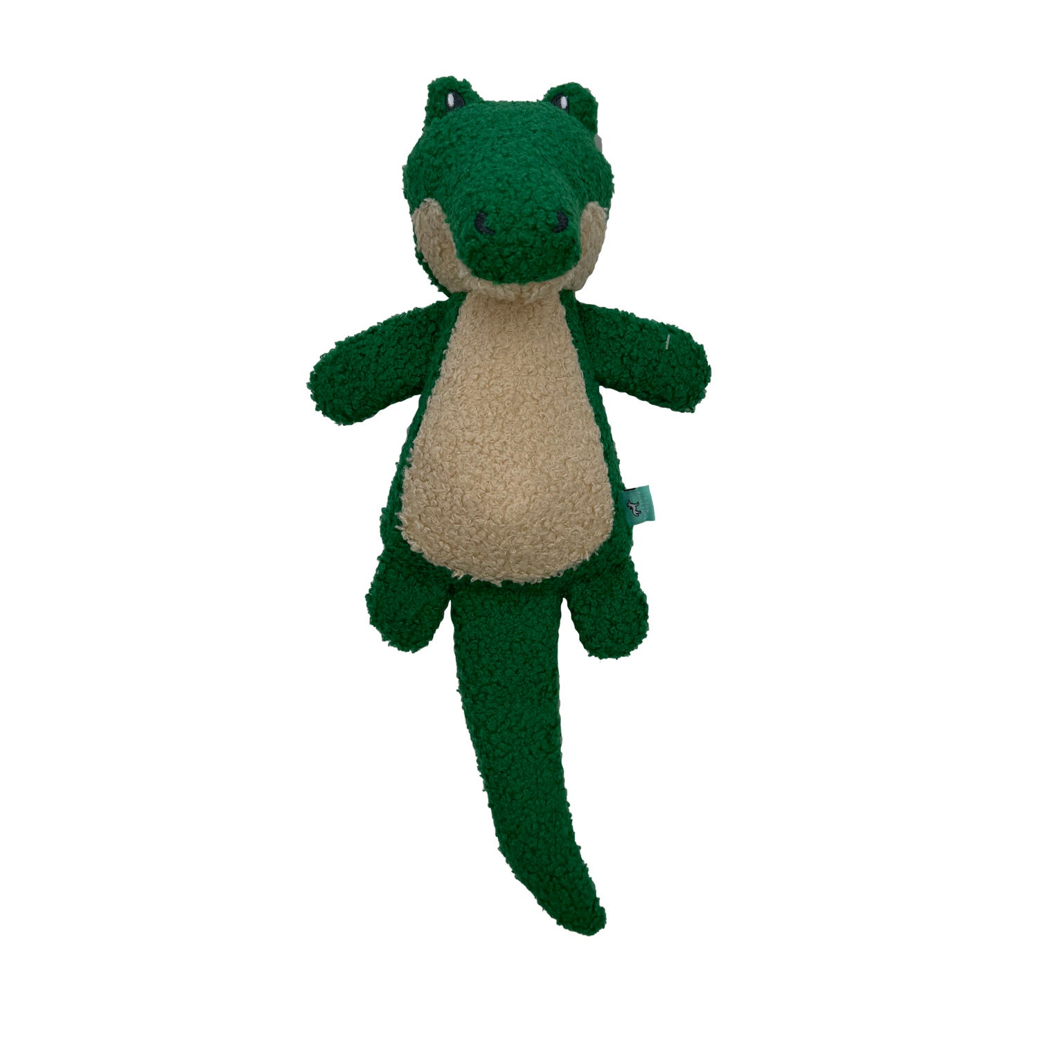 #Bff Tufflove Alligator Durable Plush Dog Toy, Green, Small