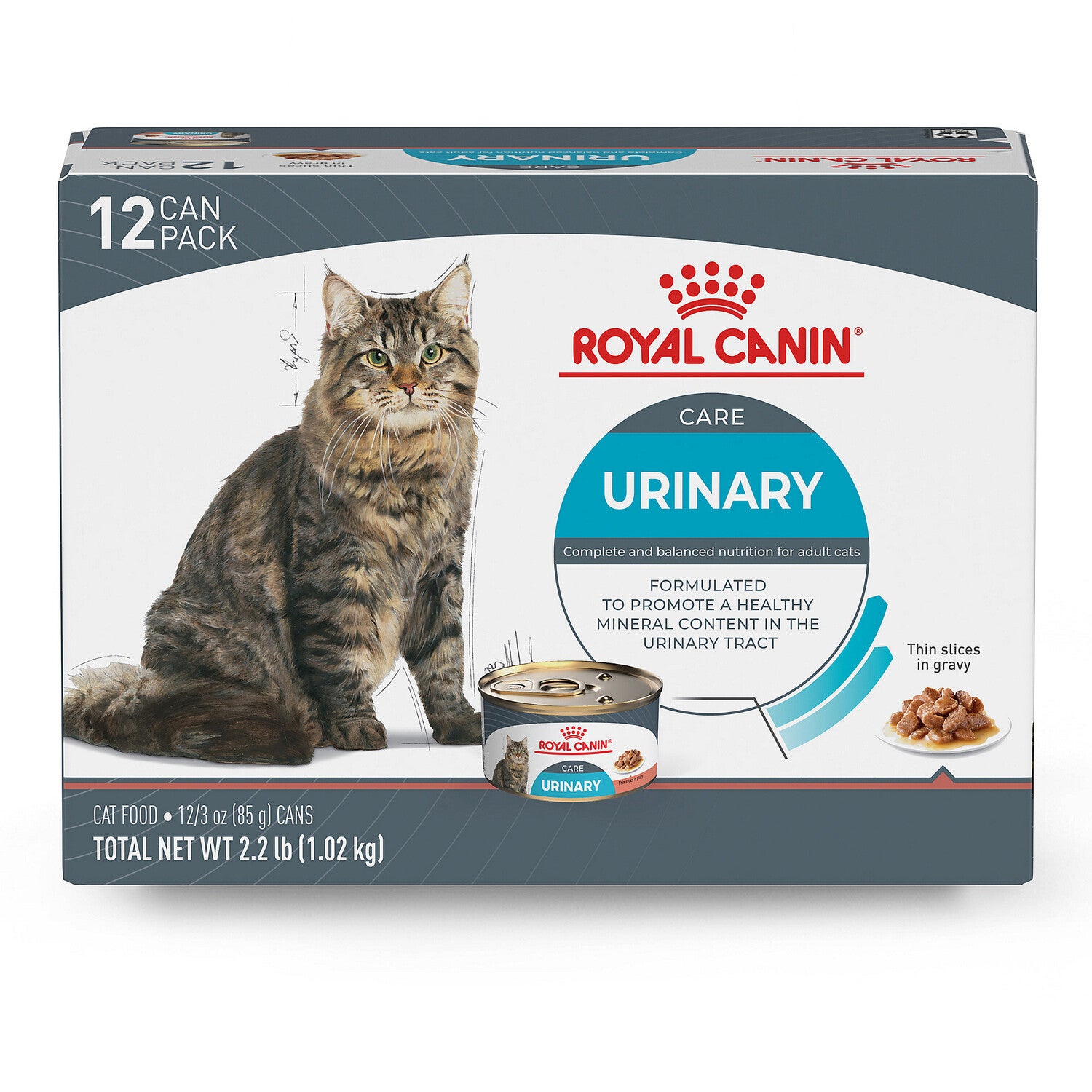 Royal Canin® Feline Care Nutrition™ Urinary Care Thin Slices In Gravy Canned Cat Food, 3-Oz