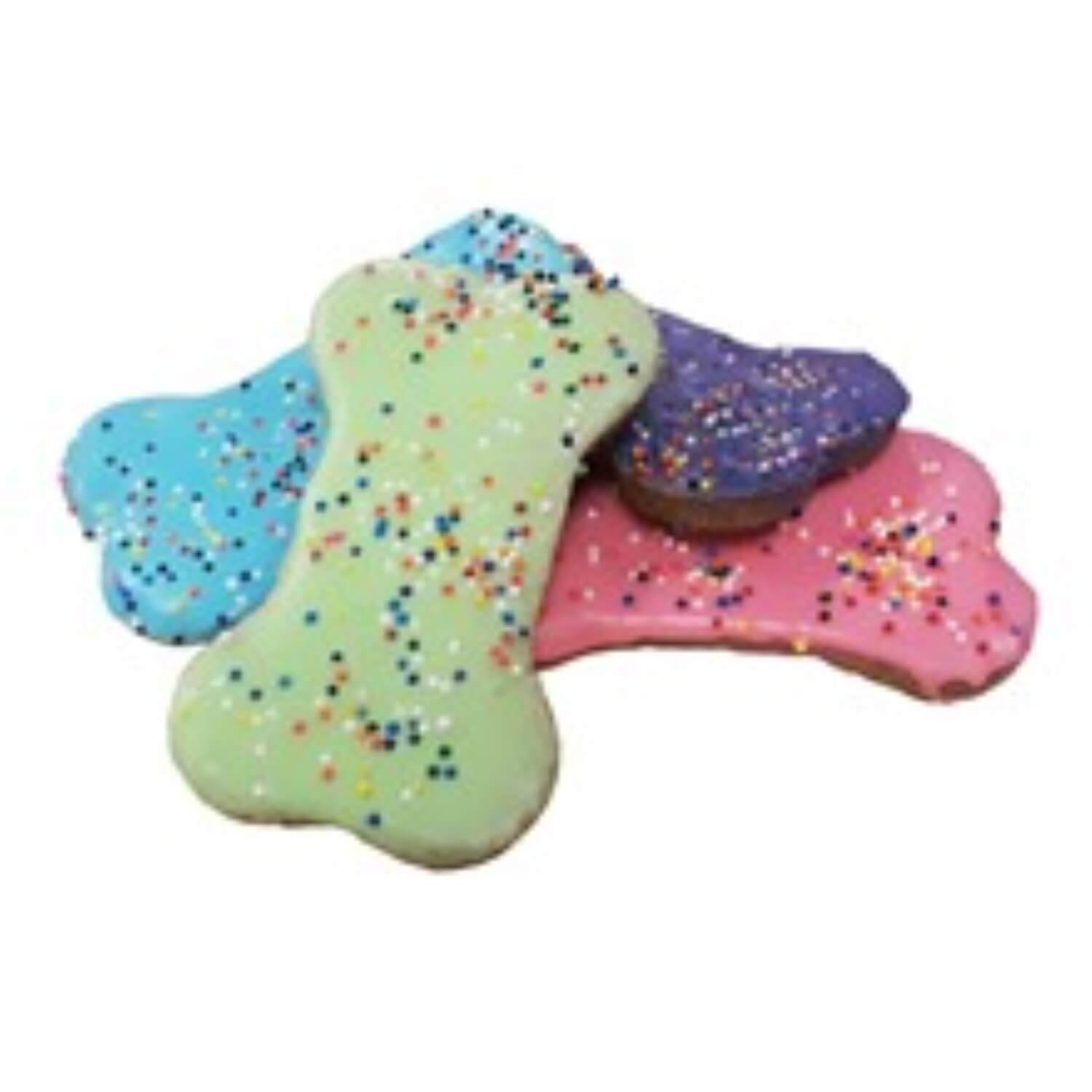 Pawsitively Gourmet Confetti Bone Hand Decorated Dog Treat