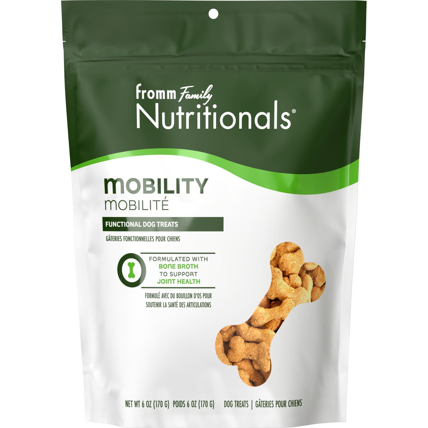 Fromm Nutritionals Mobility Functional Crunchy Dog Treats, 6-Oz
