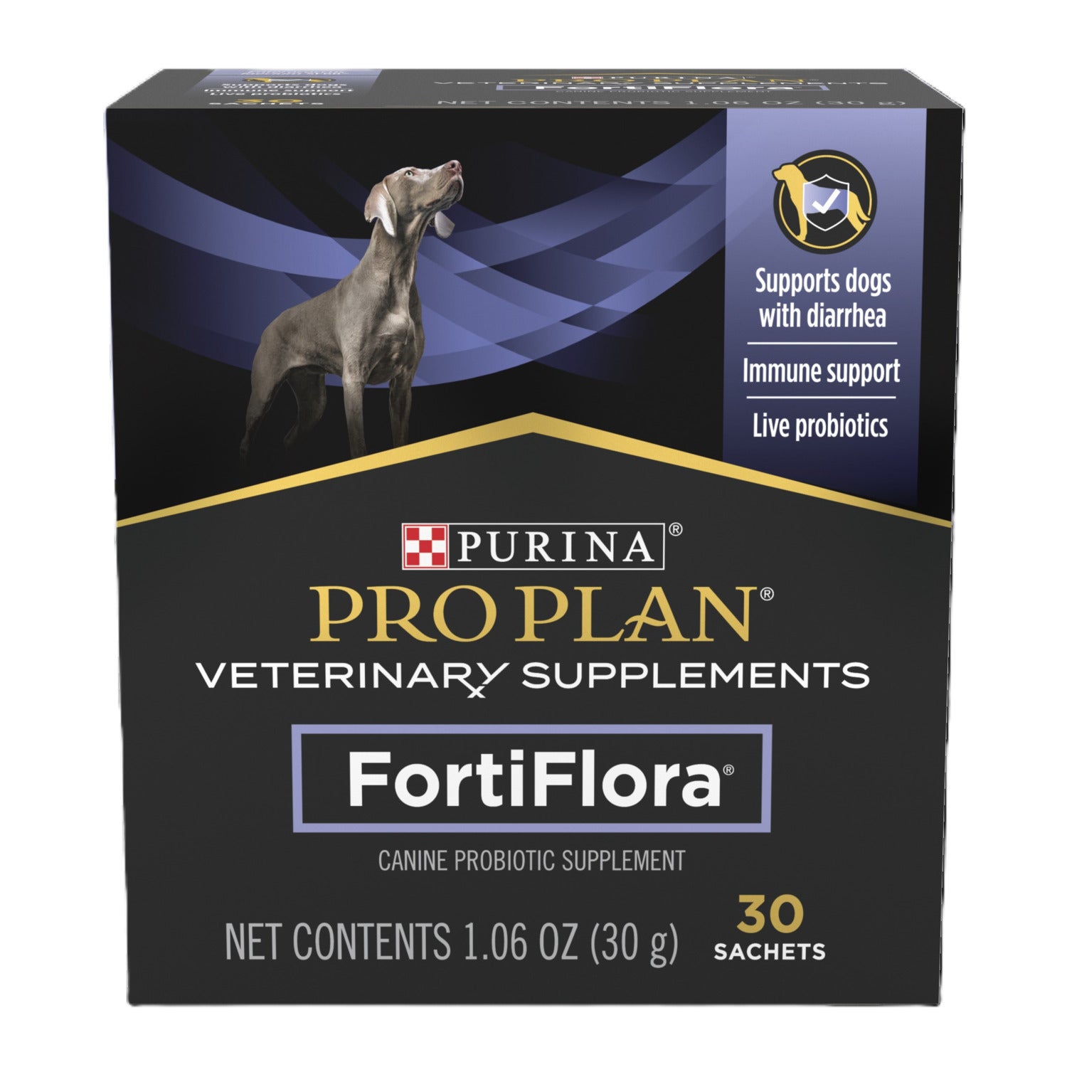 Purina Pro Plan Veterinary Supplements Fortiflora Dog Probiotic Supplement - 30 Ct. Box