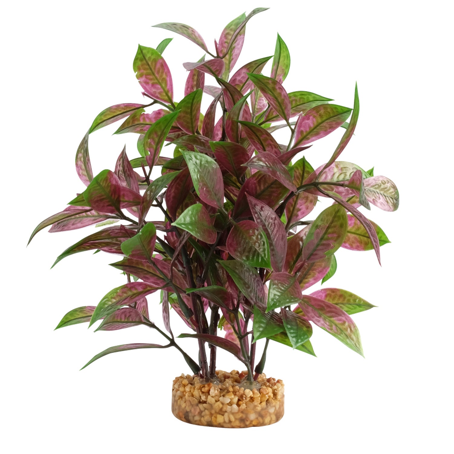 Fluval Broad Leaf Red Ludwigia Aquarium Artificial Plant – 8-Inch