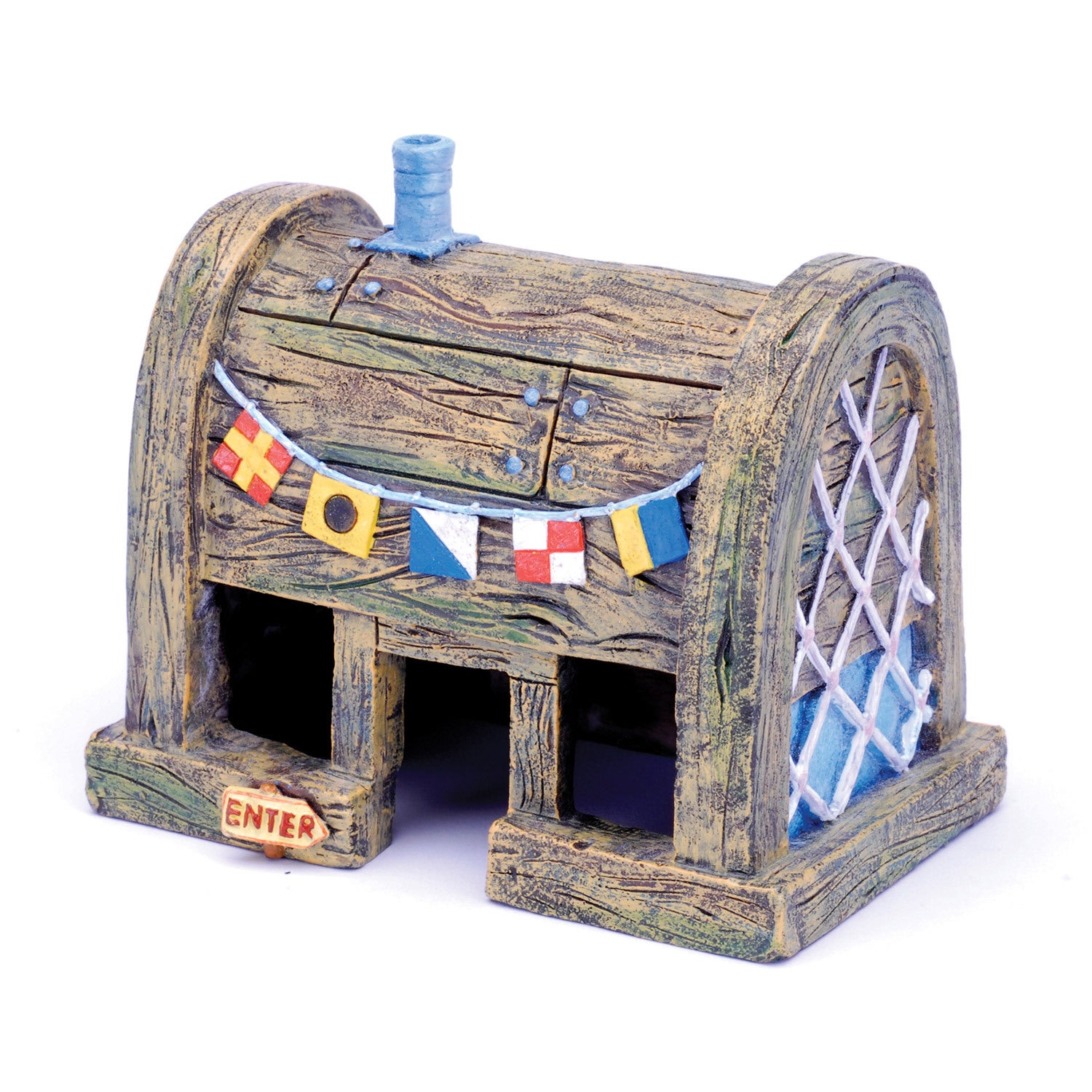 Penn-Plax Spongebob - Krusty Krab Shack Aquarium Ornament