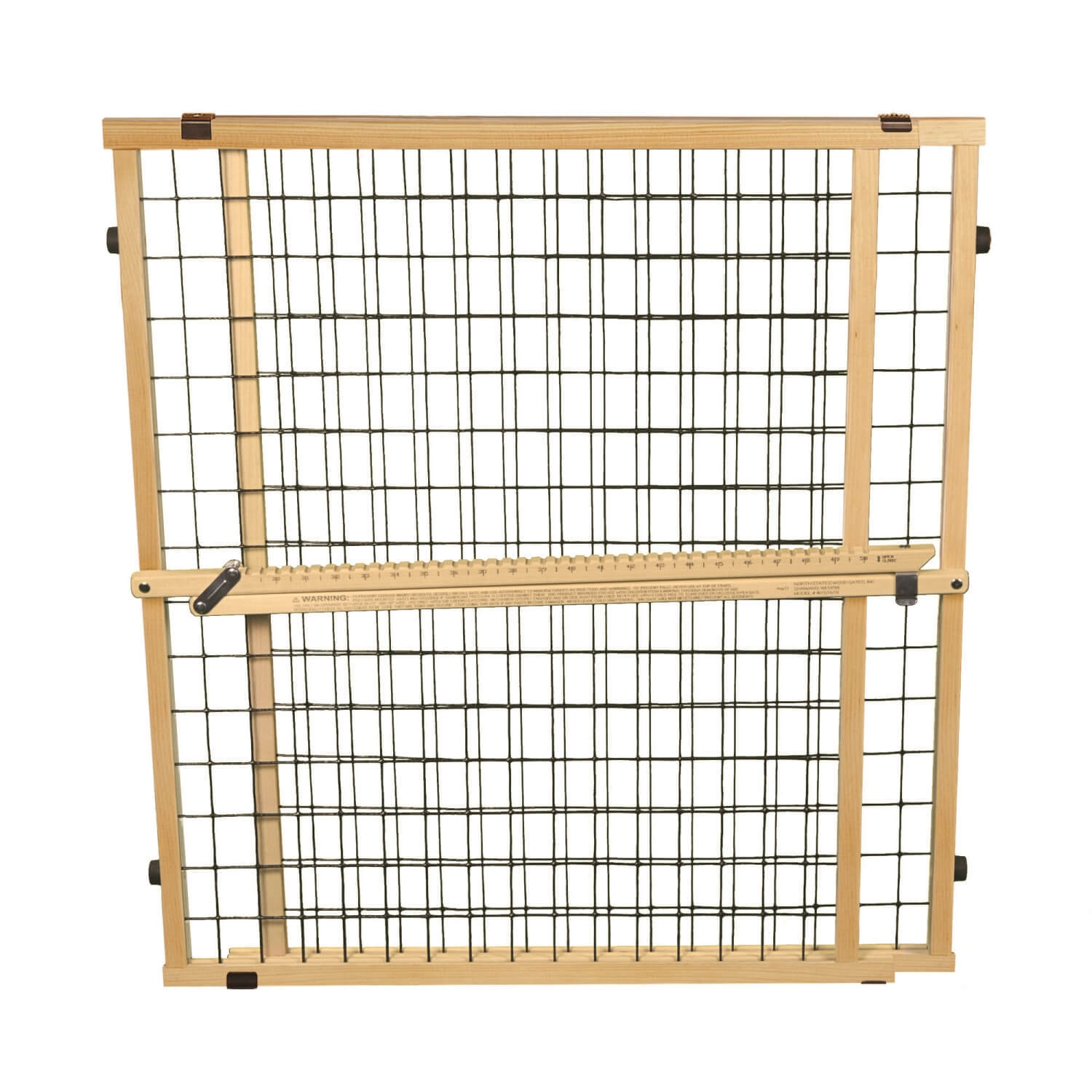 Mypet Wire Mesh Petgate Dog Gate, Extra-Wide Natural Finish, 32-In