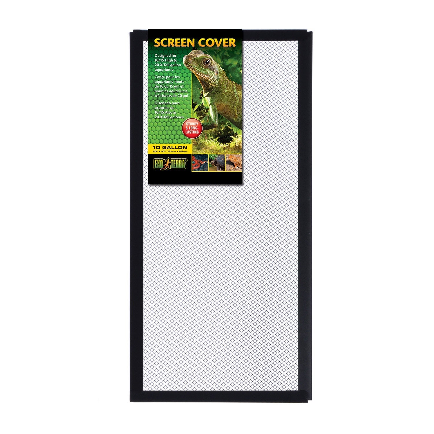 Exo Terra Screen Cover 10 Gallon For Reptile Enclosures