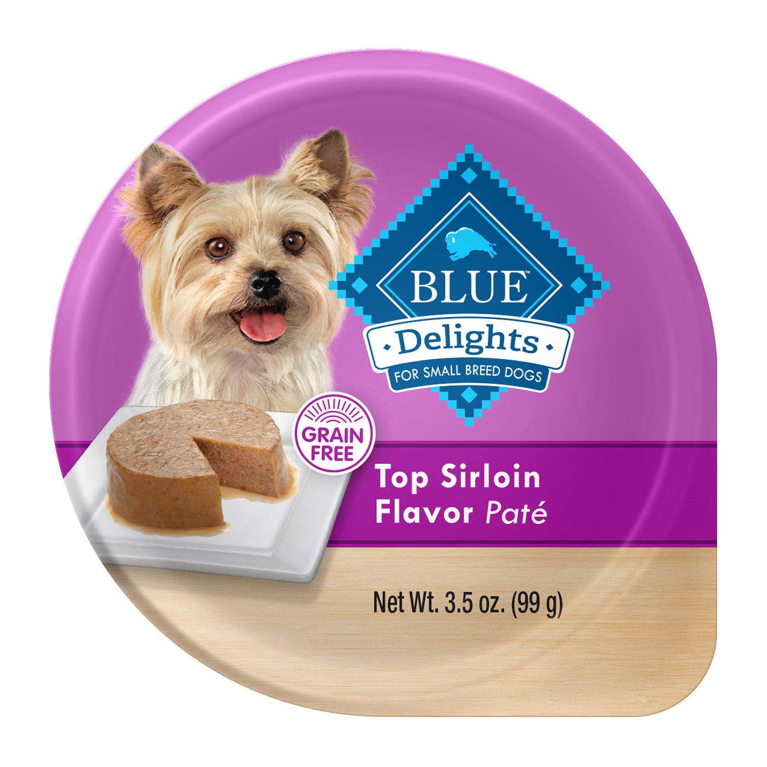 Blue Buffalo Delights Top Sirloin Flavor Small Breed Adult Dog Food