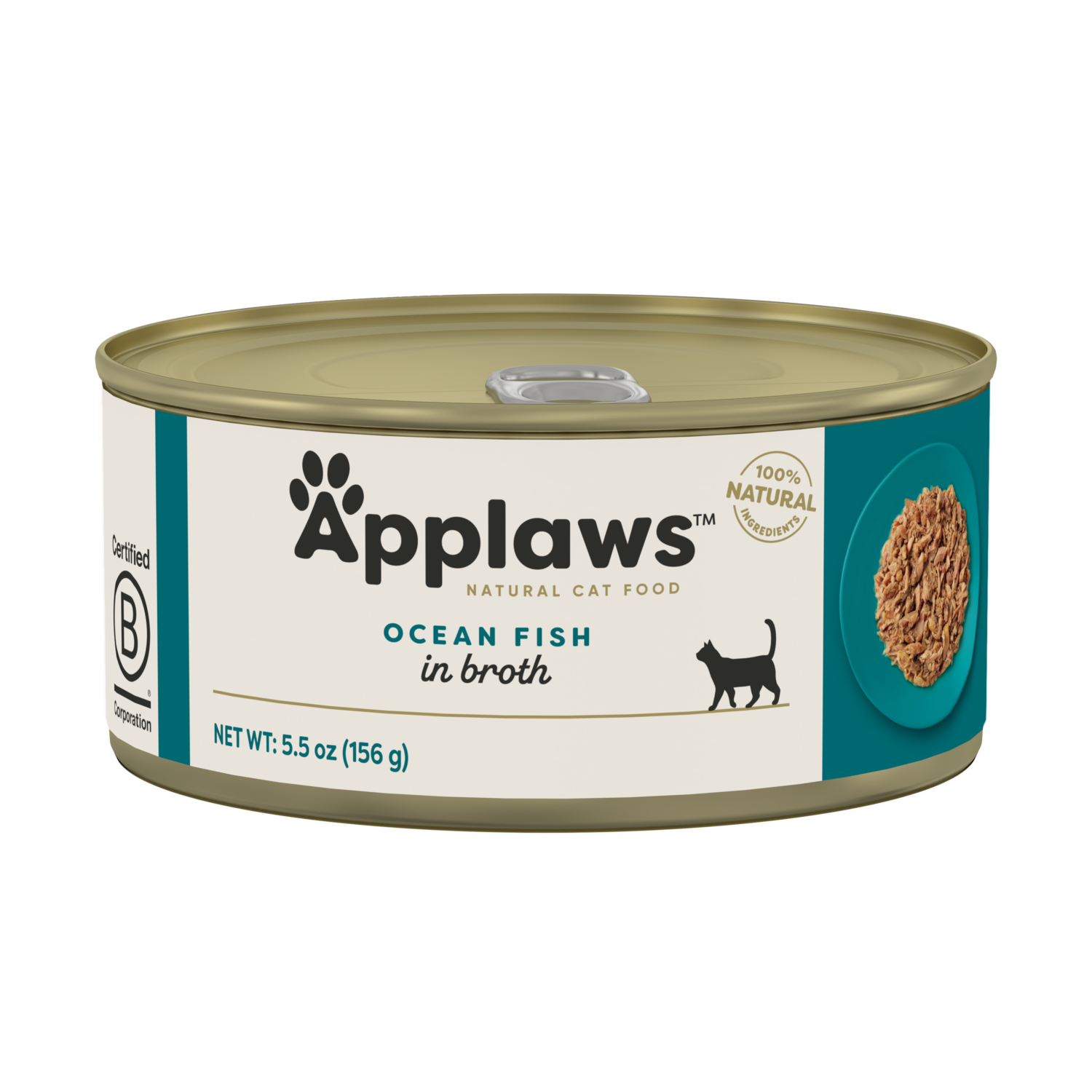 Applaws™ Natural Adult Wet Cat Food Ocean Fish In Broth 5.5-Oz Can Pack Of 12