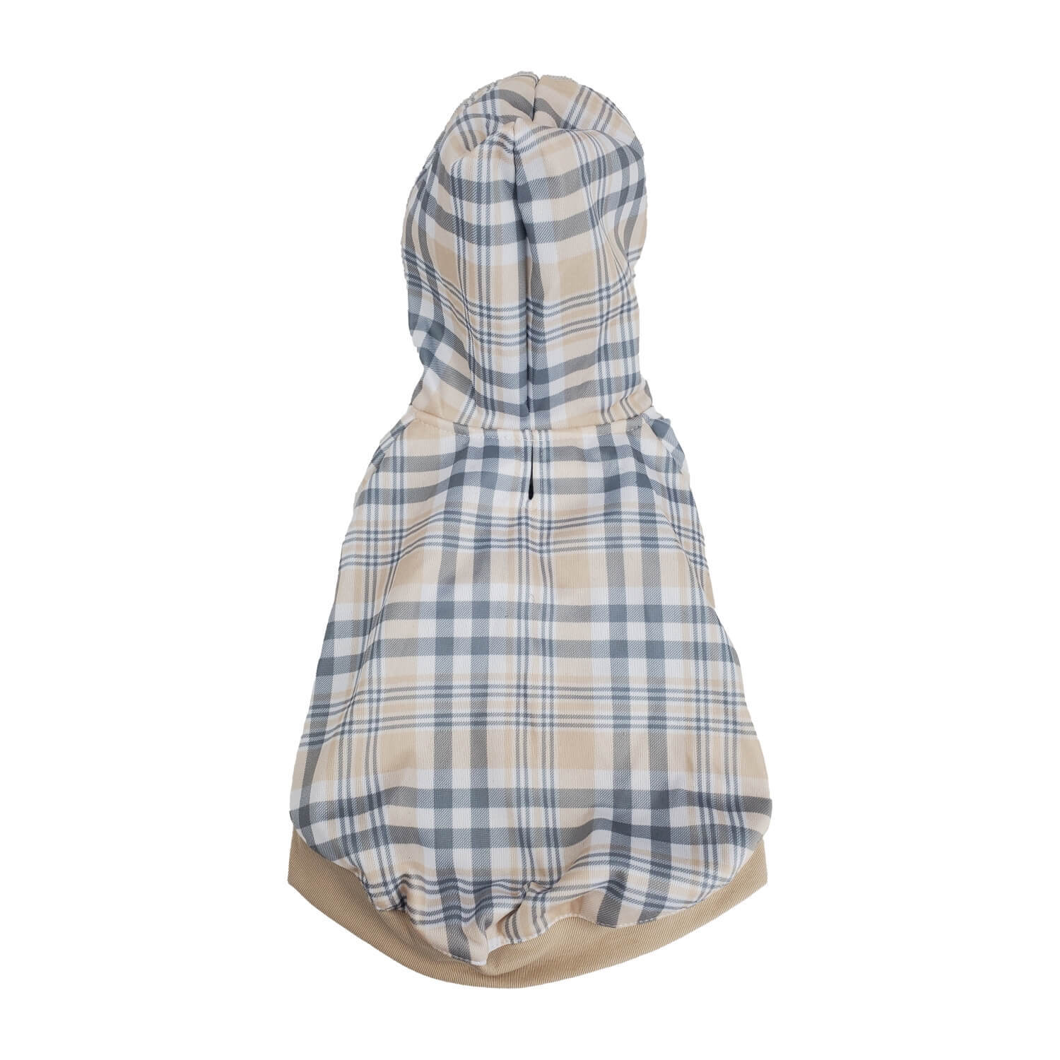 Hip Doggie Tan Tartan Dog Hoodie