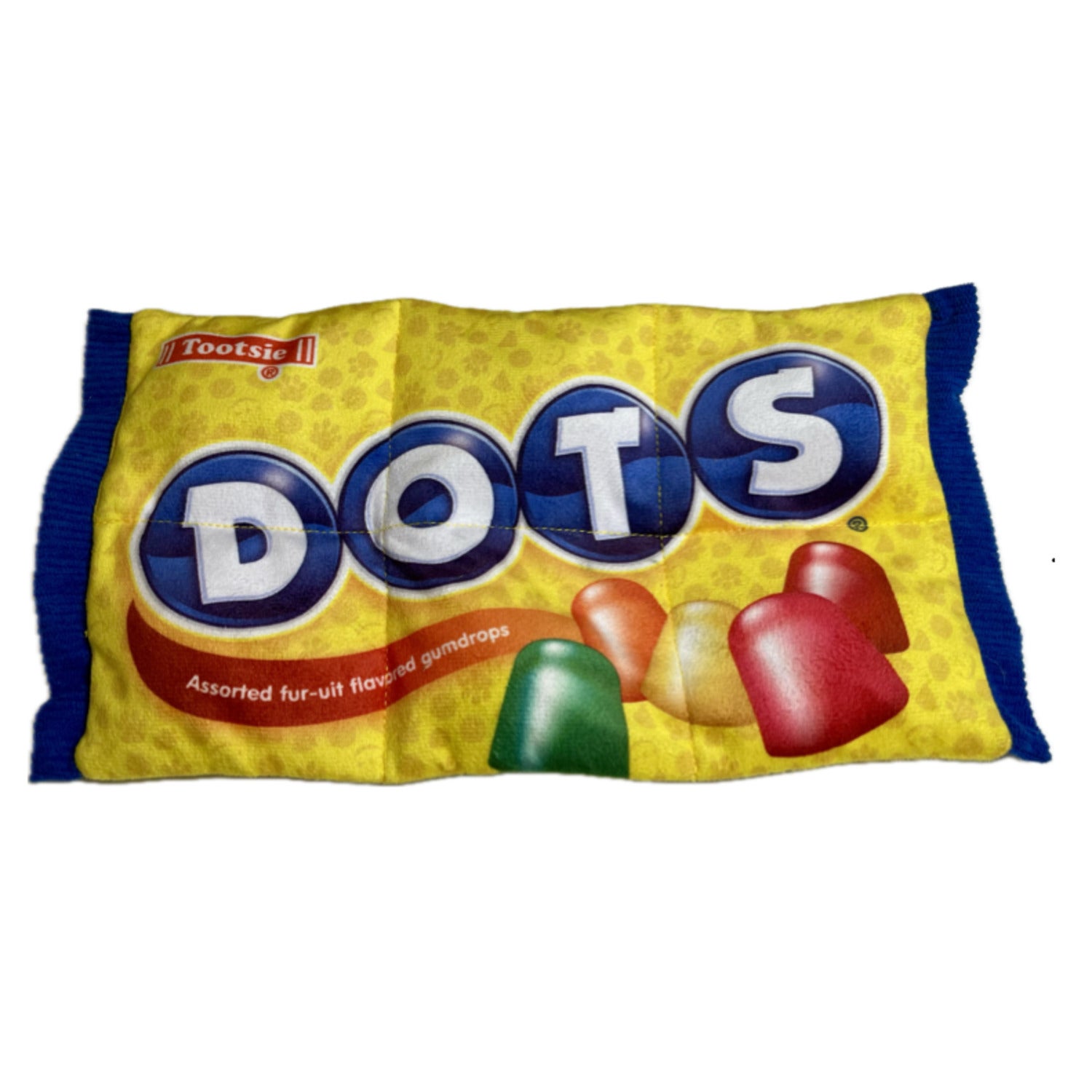 Tootsie Dots Crinkle Squeaker Mat Dog Toy, 12