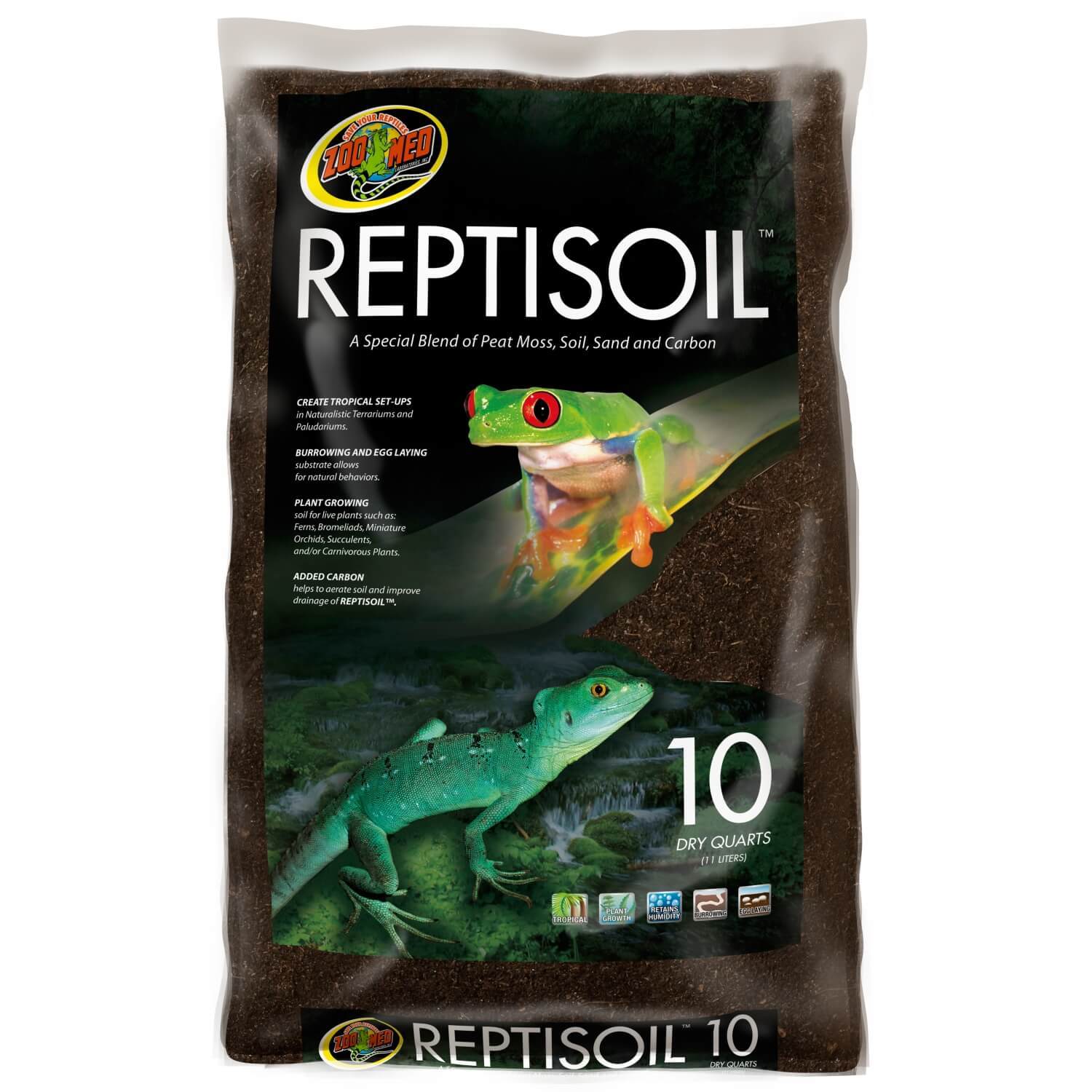 Zoo Med Reptisoil Reptile Bedding Substrate, 10Qt