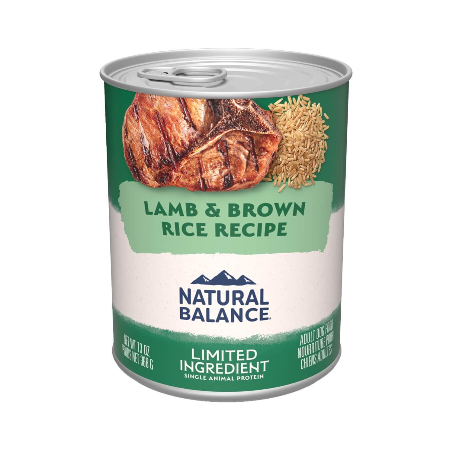 Natural Balance Limited Ingredient Lamb & Brown Rice Recipe Adult Wet Dog Food