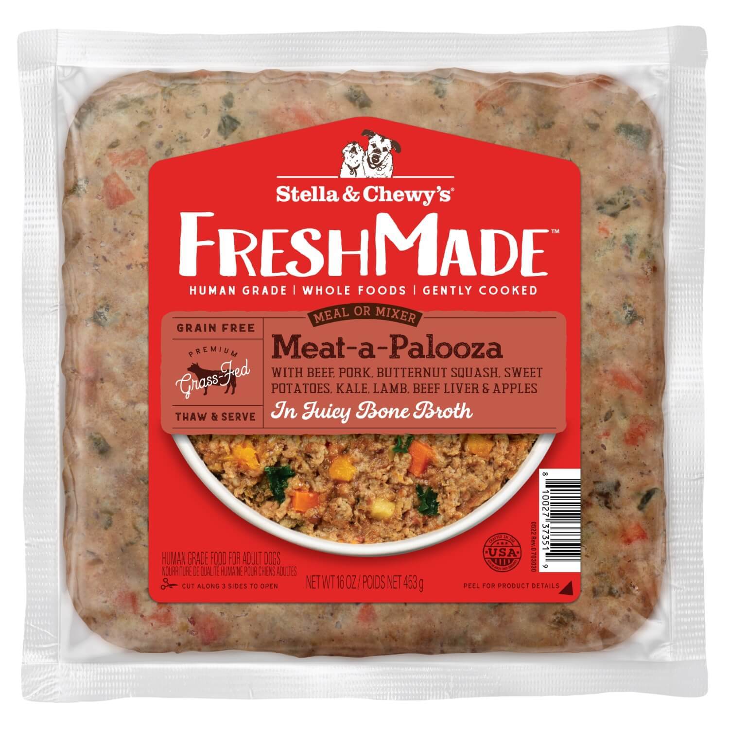 Stella & Chewy's Freshmade Meat-A-Palooza Frozen Dog Food