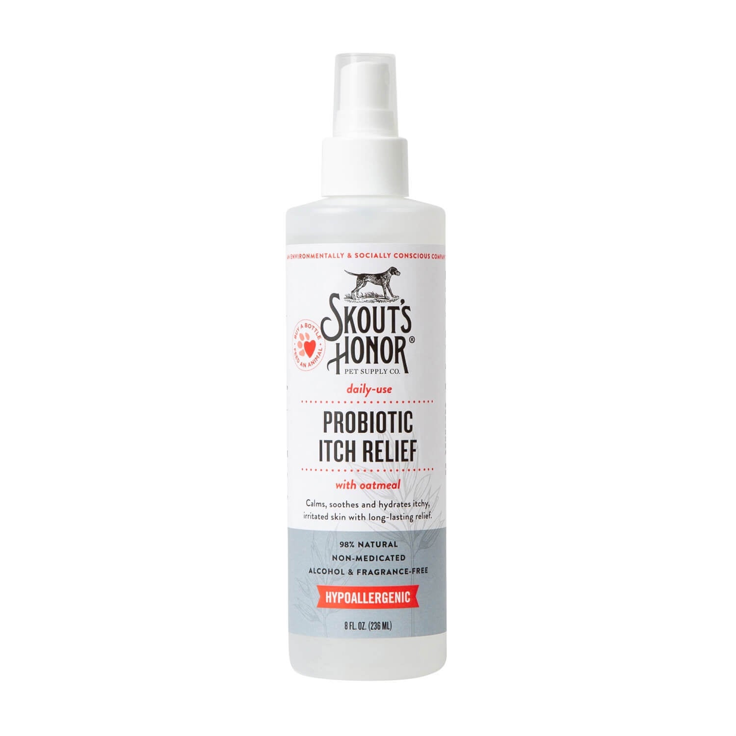 Skout's Honor Probiotic Itch Relief For Dogs & Cats, 8-Oz