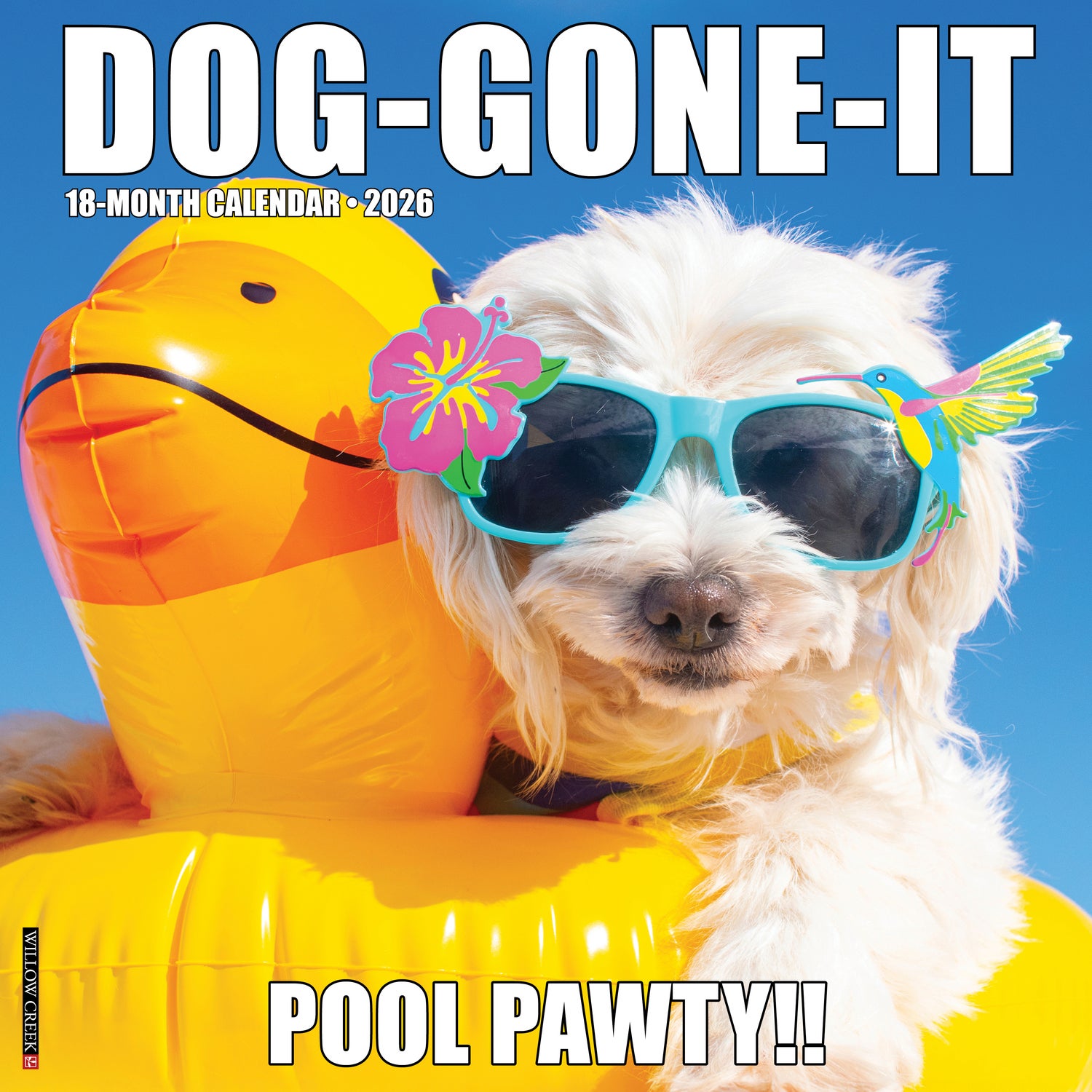 Willow Creek Press 2026 Dog-Gone-It Wall Calendar